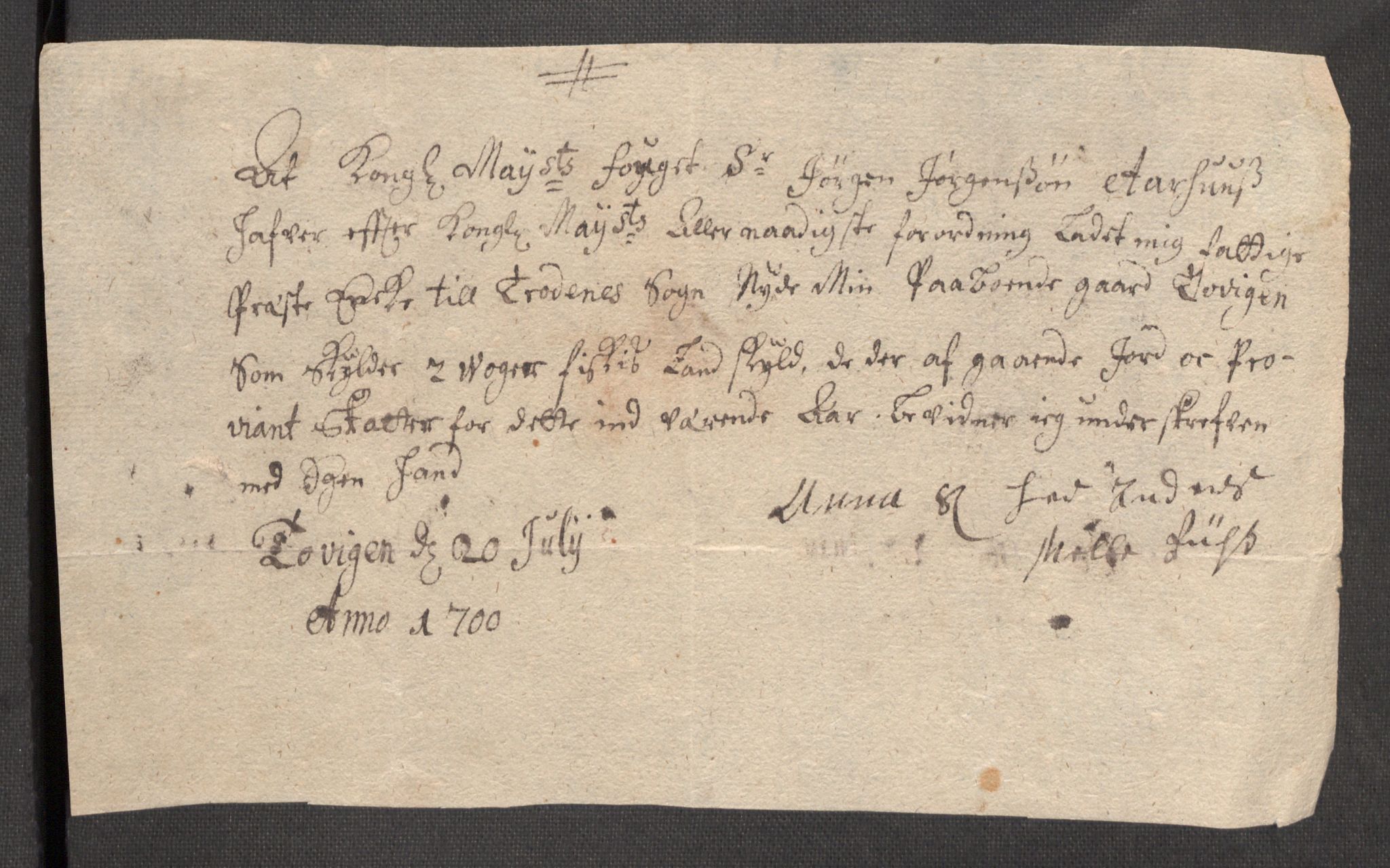 Rentekammeret inntil 1814, Reviderte regnskaper, Fogderegnskap, AV/RA-EA-4092/R68/L4755: Fogderegnskap Senja og Troms, 1700-1704, p. 84