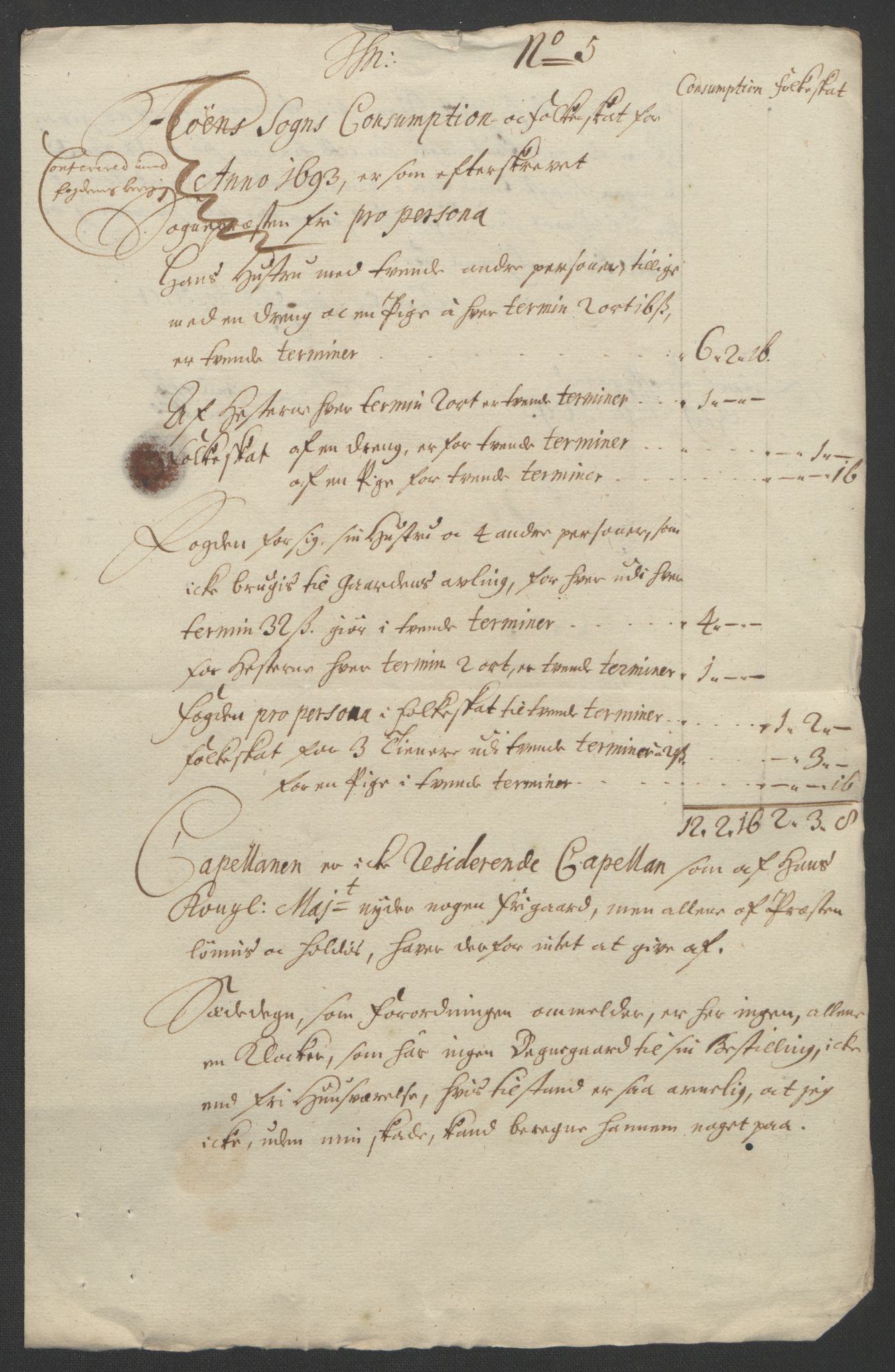 Rentekammeret inntil 1814, Reviderte regnskaper, Fogderegnskap, AV/RA-EA-4092/R17/L1167: Fogderegnskap Gudbrandsdal, 1693, p. 332