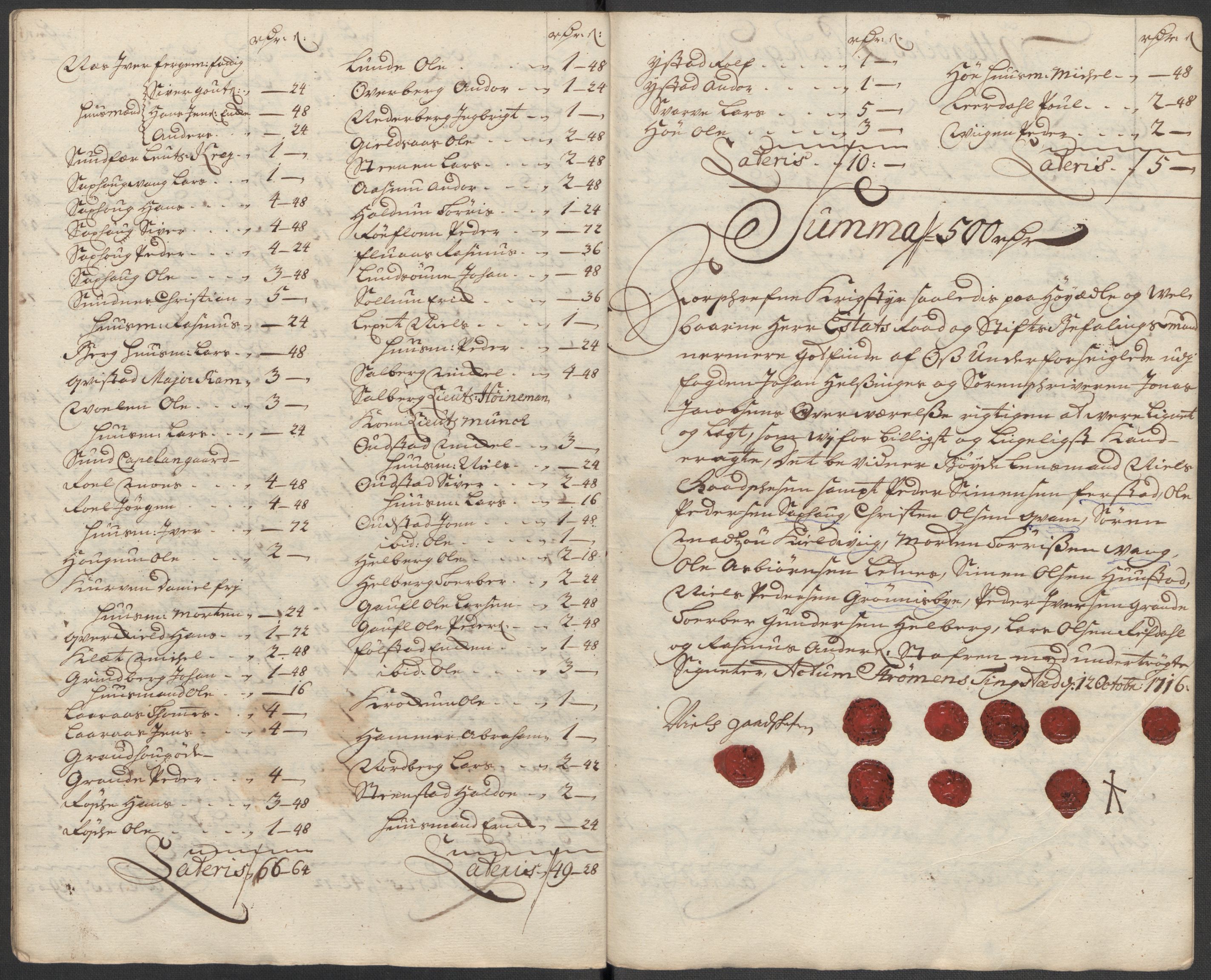 Rentekammeret inntil 1814, Reviderte regnskaper, Fogderegnskap, AV/RA-EA-4092/R63/L4324: Fogderegnskap Inderøy, 1716, p. 156