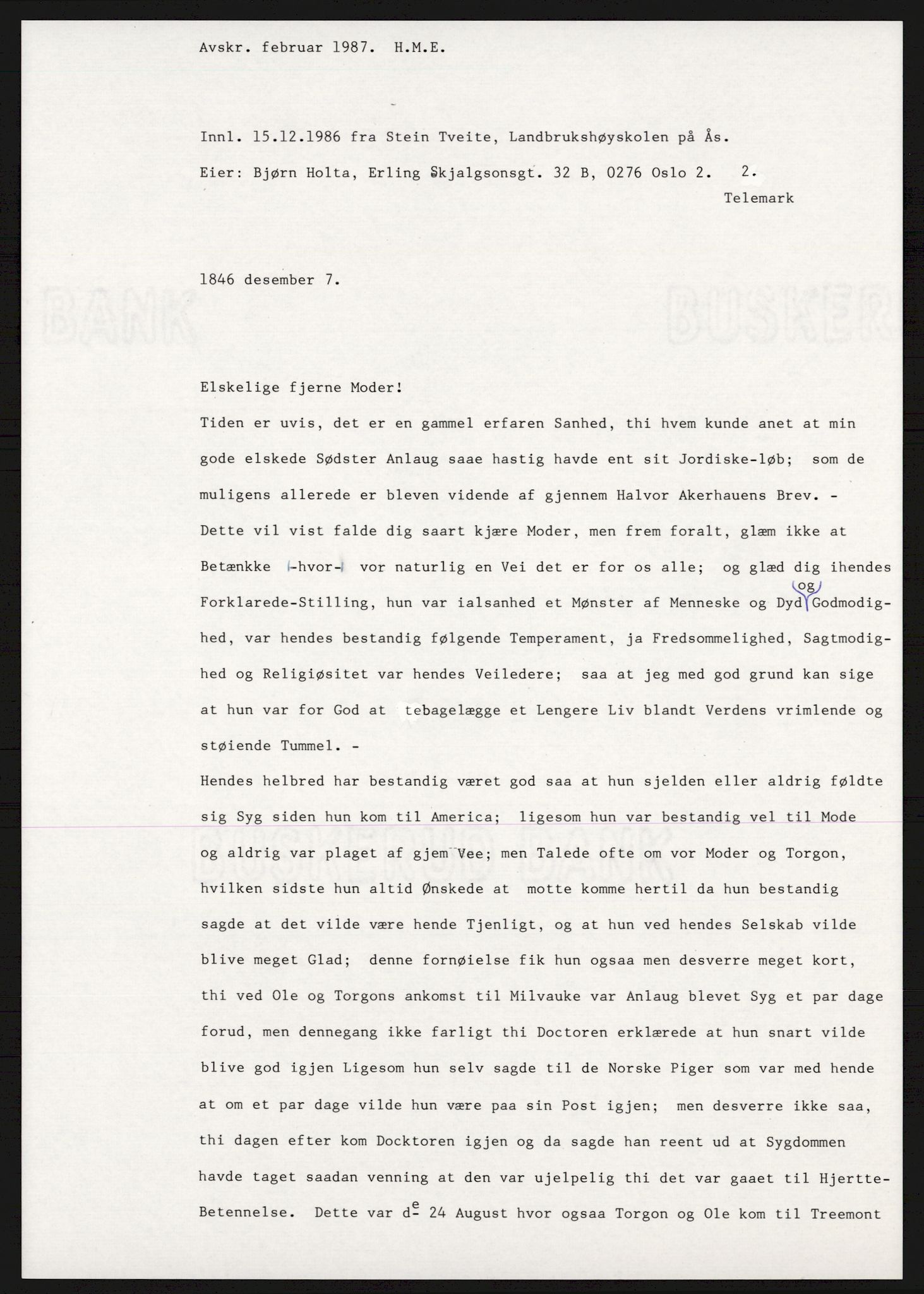 Samlinger til kildeutgivelse, Amerikabrevene, AV/RA-EA-4057/F/L0024: Innlån fra Telemark: Gunleiksrud - Willard, 1838-1914, p. 723