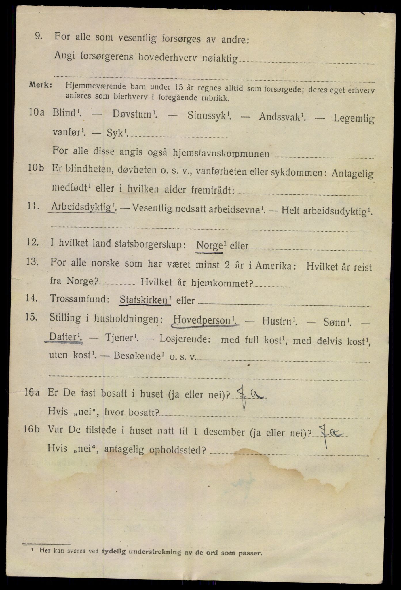 SAKO, 1920 census for Larvik, 1920, p. 28421