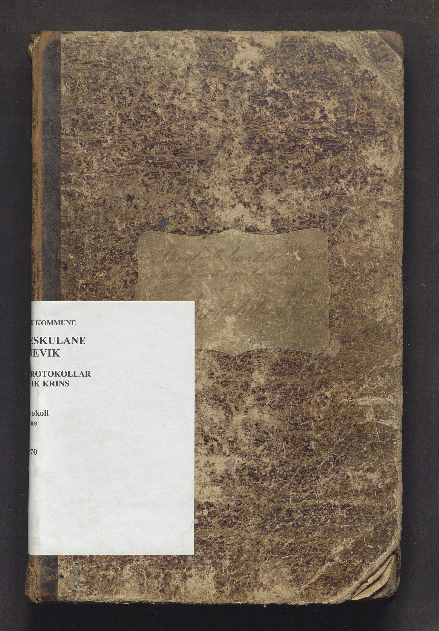 Skånevik kommune. Barneskulane, IKAH/1212-231/F/Fa/L0002: Skuleprotokoll for Løvik krins, 1850-1870