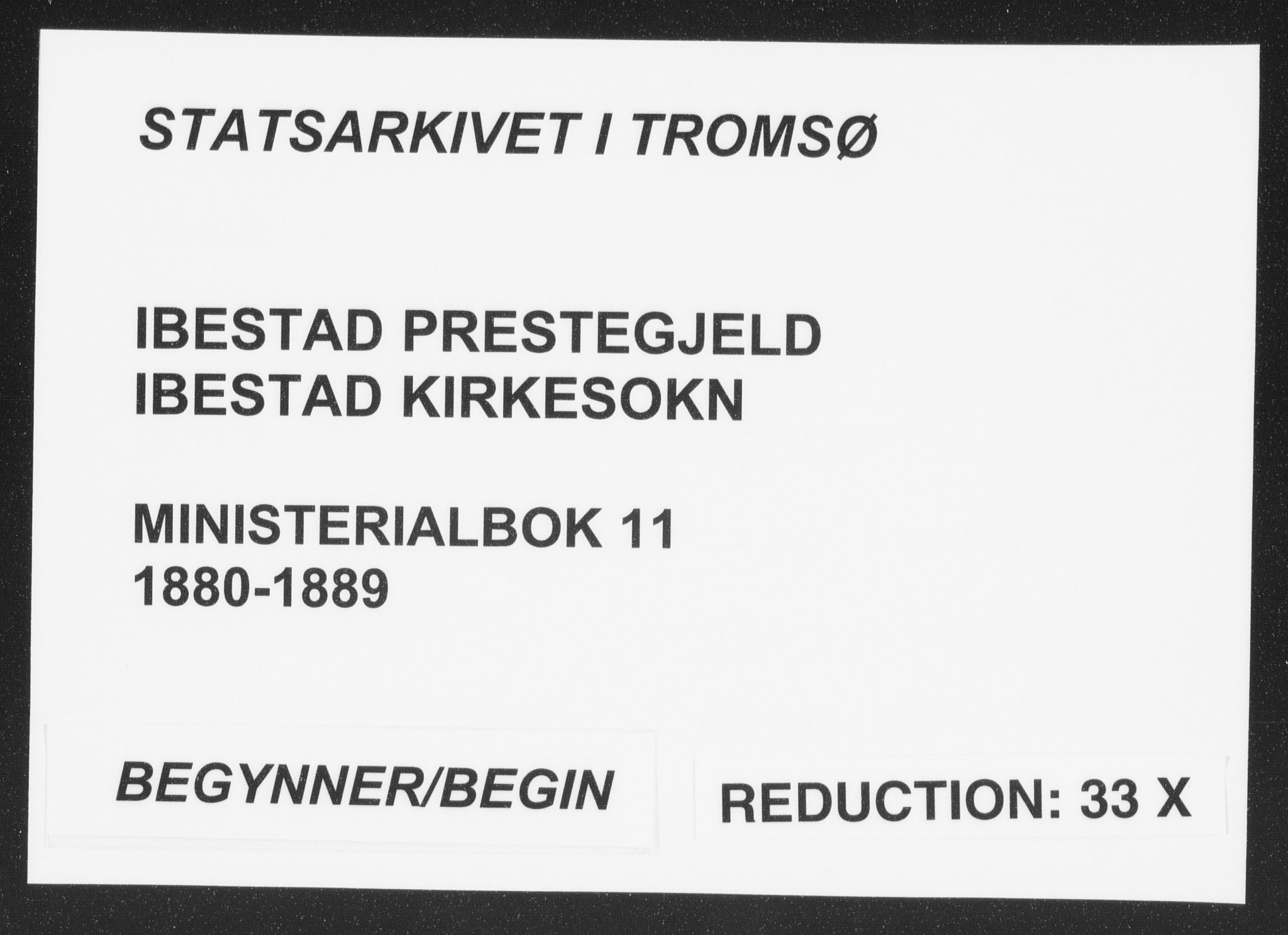 Ibestad sokneprestembete, SATØ/S-0077/H/Ha/Haa/L0011kirke: Parish register (official) no. 11, 1880-1889