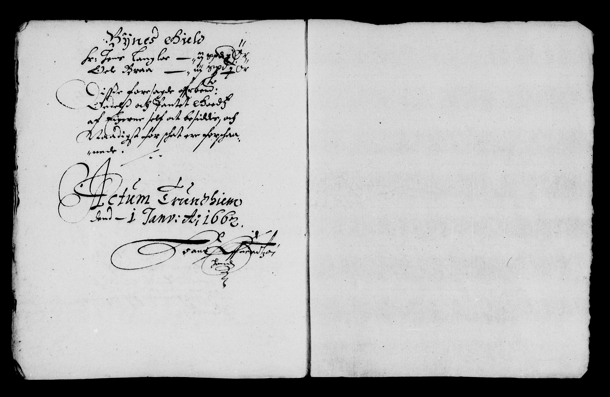 Rentekammeret inntil 1814, Reviderte regnskaper, Lensregnskaper, AV/RA-EA-5023/R/Rb/Rbw/L0148: Trondheim len, 1661