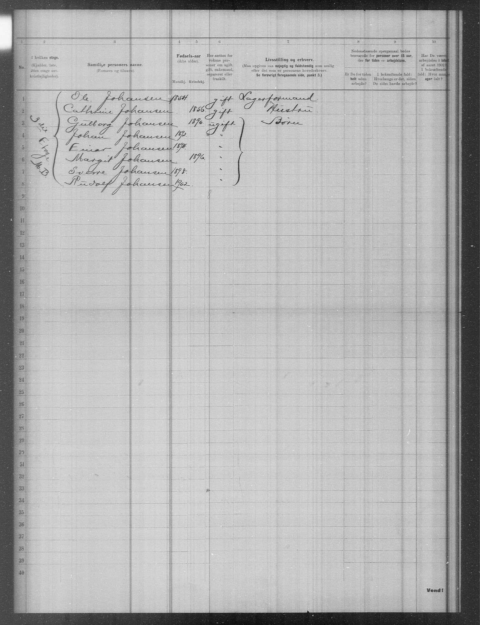 OBA, Municipal Census 1902 for Kristiania, 1902, p. 11038