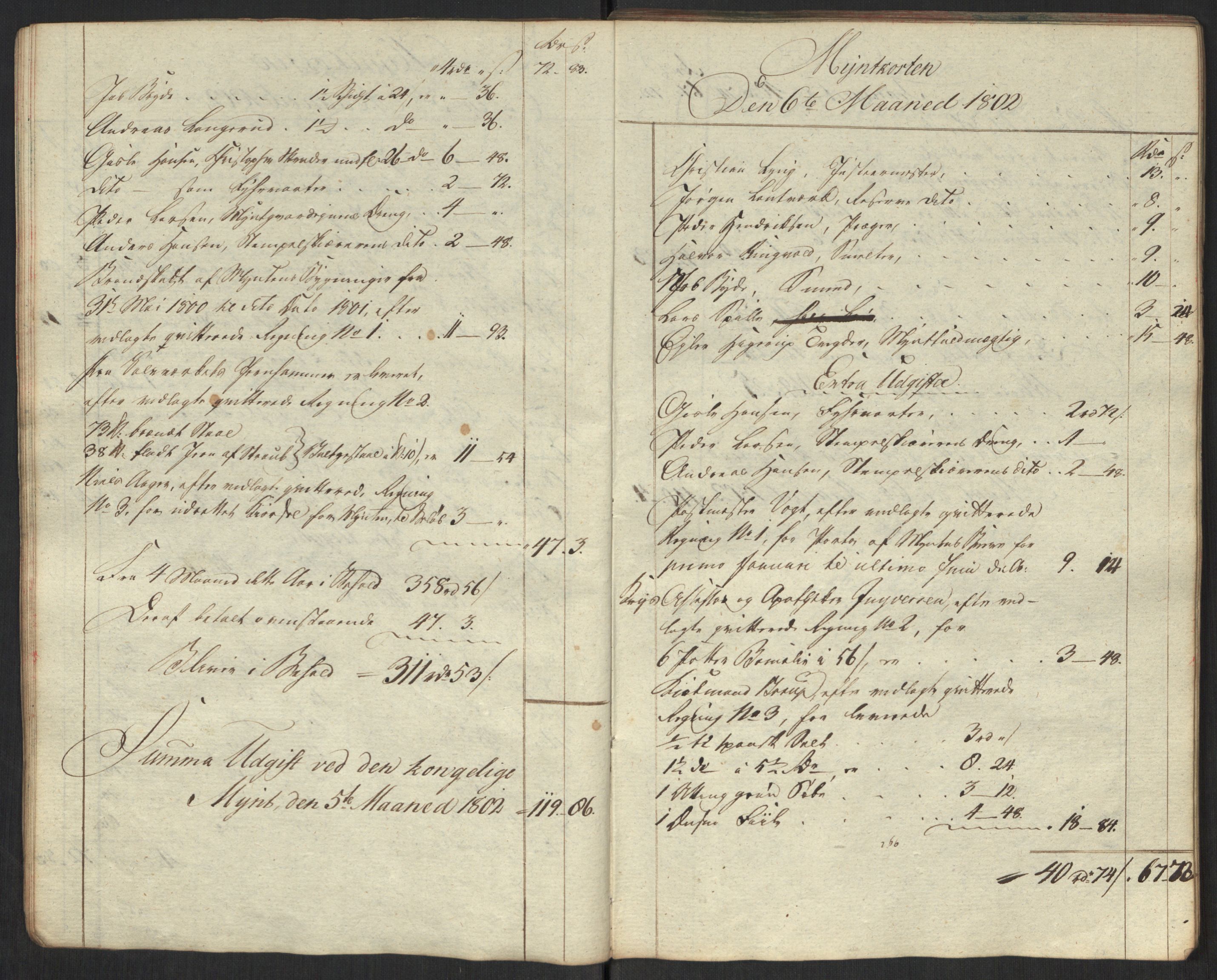 Rentekammeret inntil 1814, Realistisk ordnet avdeling, AV/RA-EA-4070/Oa/L0010: [Y8]: Regninger for Kongsbergs mynt., 1760-1805, p. 623