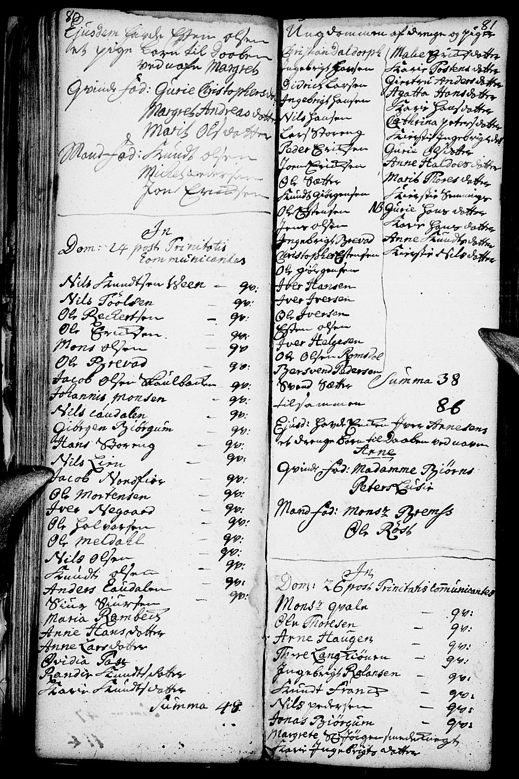 Kvikne prestekontor, SAH/PREST-064/H/Ha/Haa/L0001: Parish register (official) no. 1, 1740-1756, p. 80-81