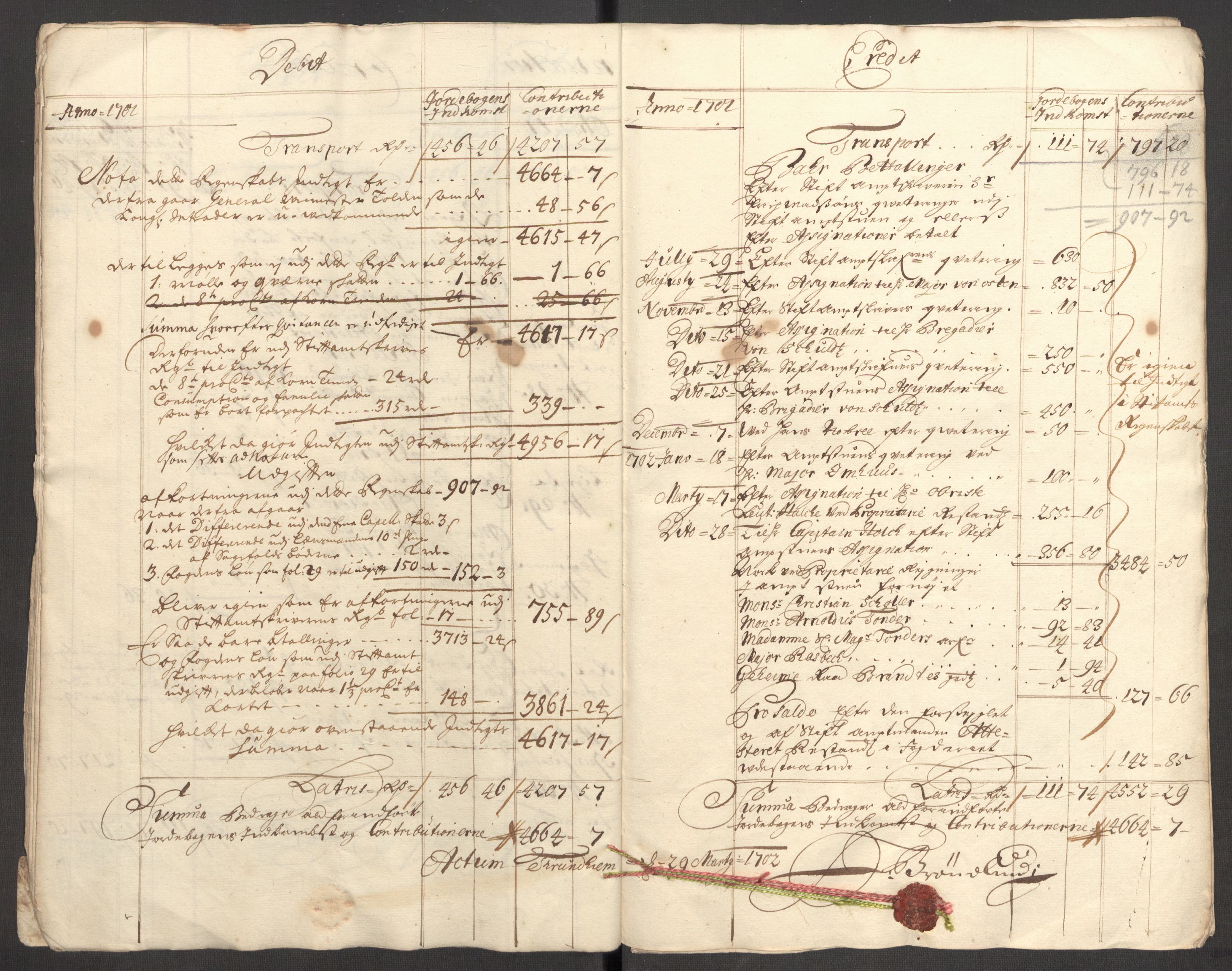 Rentekammeret inntil 1814, Reviderte regnskaper, Fogderegnskap, AV/RA-EA-4092/R57/L3854: Fogderegnskap Fosen, 1700-1701, p. 224