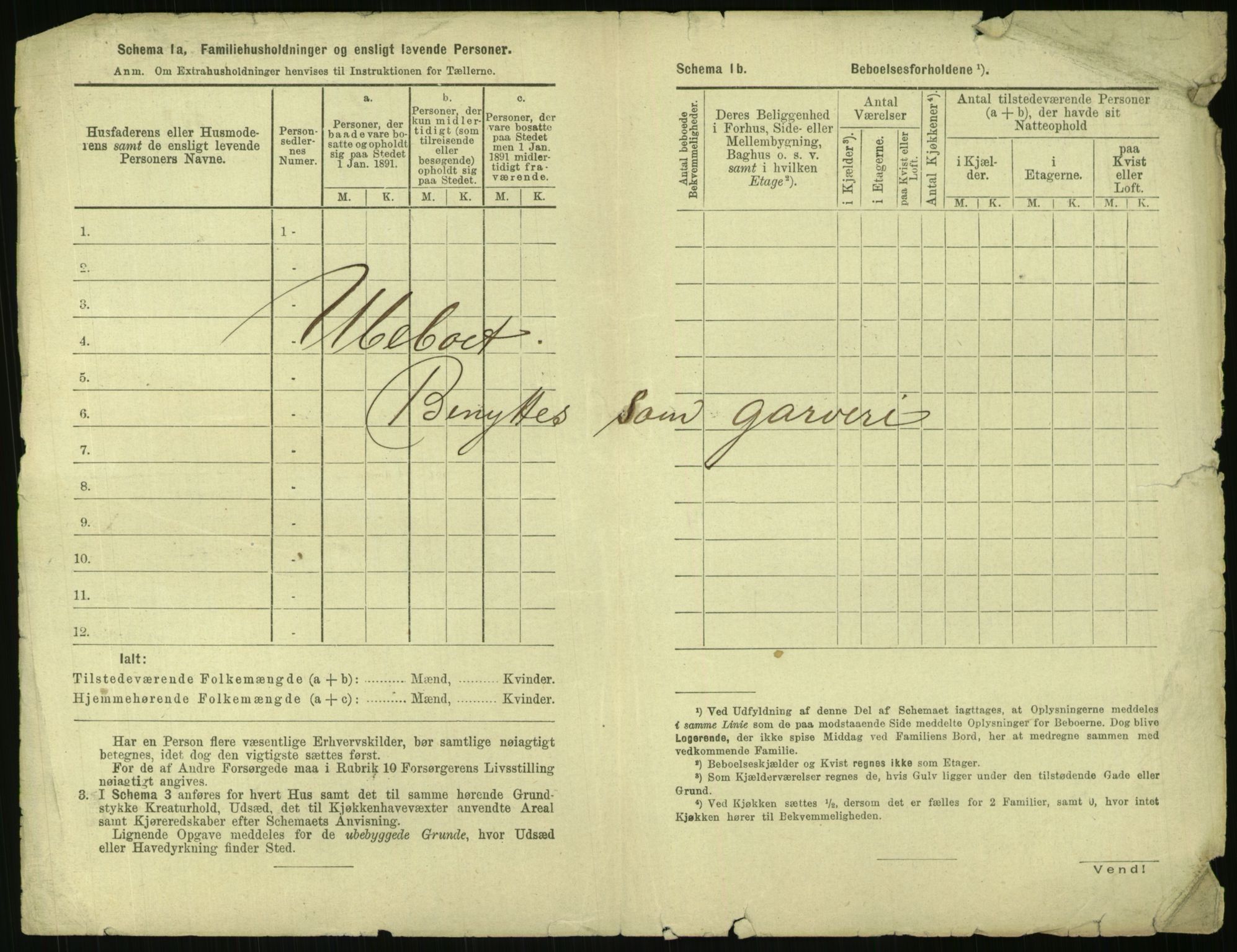 RA, 1891 census for 0904 Grimstad, 1891, p. 21