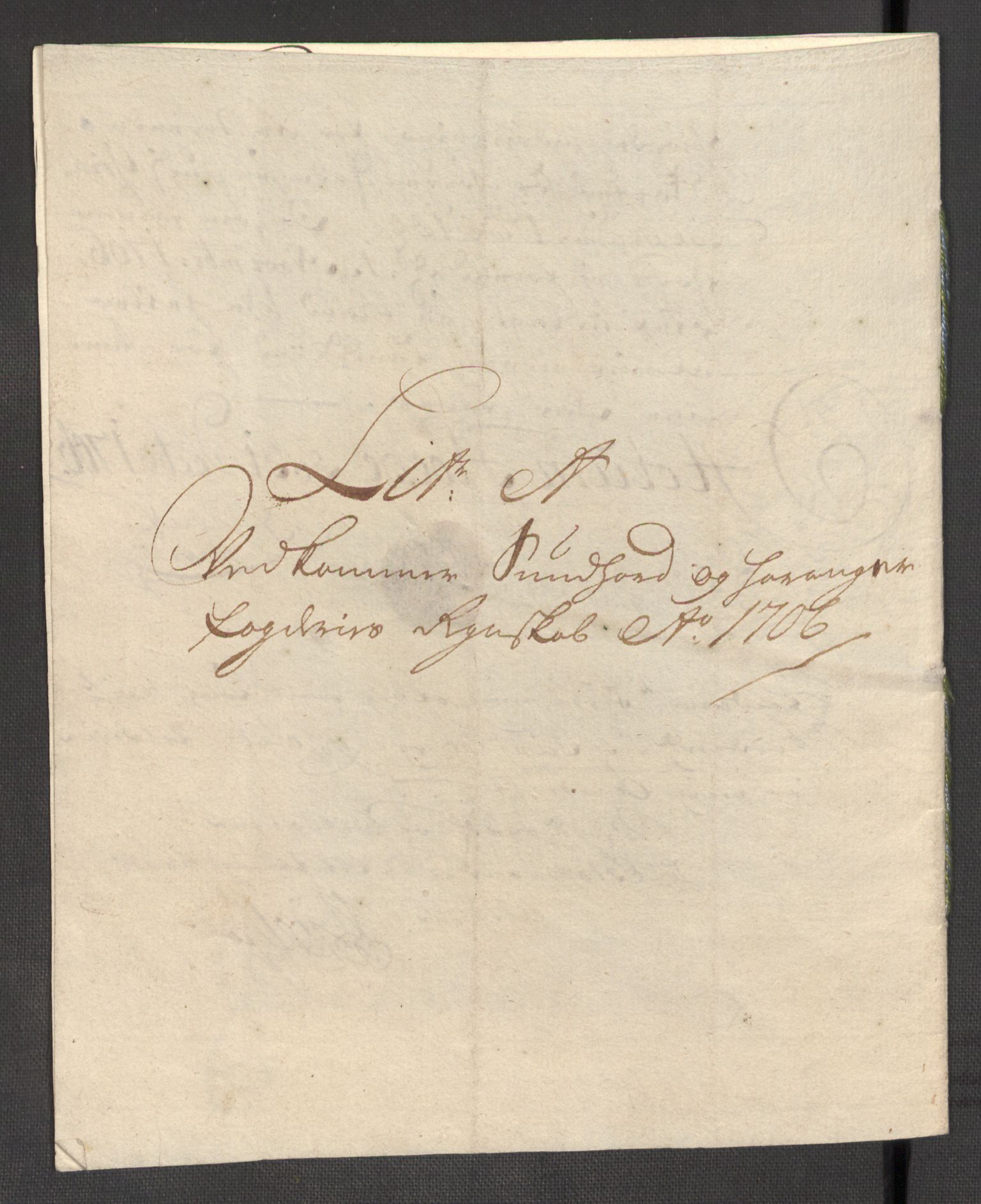 Rentekammeret inntil 1814, Reviderte regnskaper, Fogderegnskap, AV/RA-EA-4092/R48/L2984: Fogderegnskap Sunnhordland og Hardanger, 1706-1707, p. 36