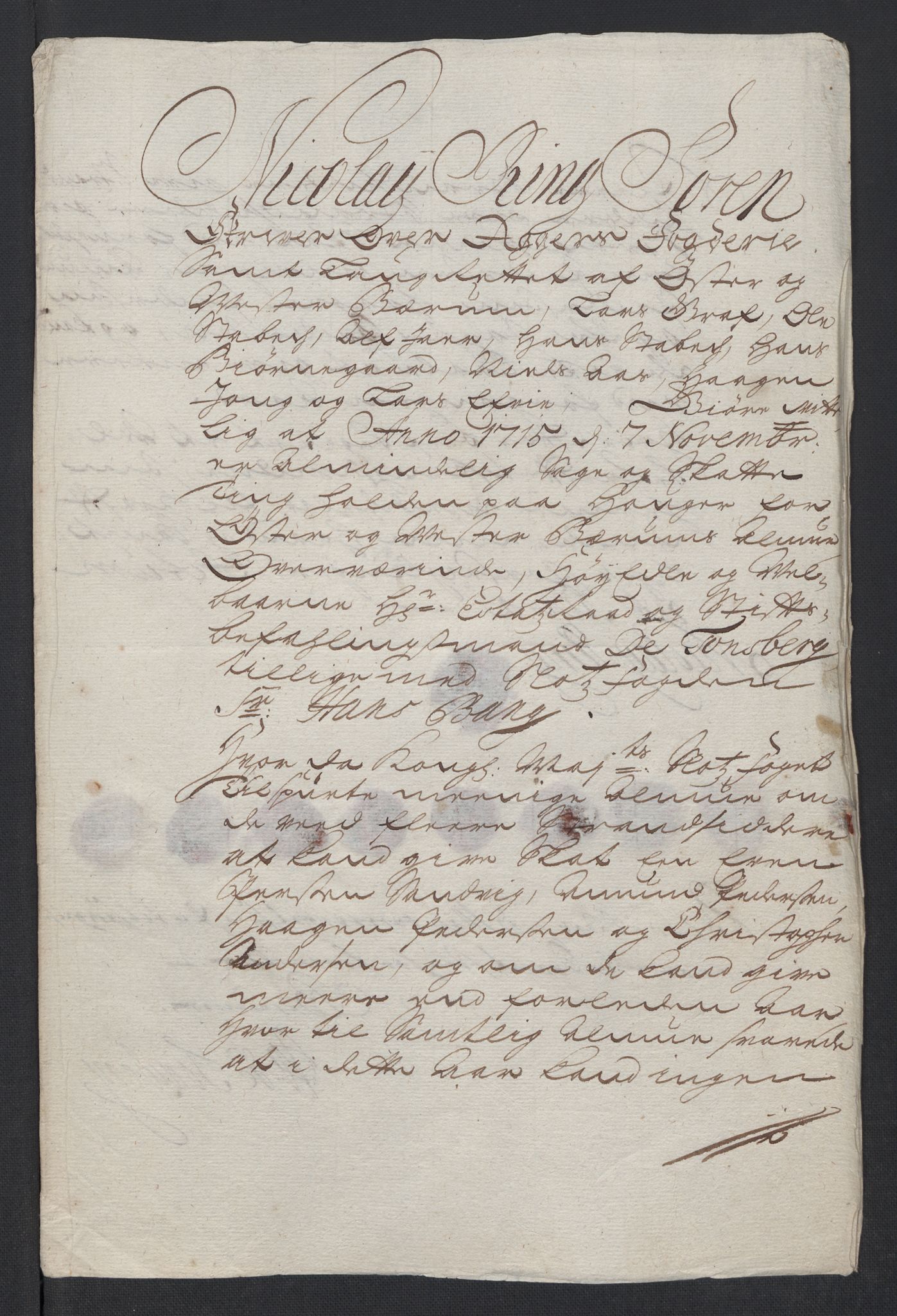 Rentekammeret inntil 1814, Reviderte regnskaper, Fogderegnskap, AV/RA-EA-4092/R10/L0453: Fogderegnskap Aker og Follo, 1715, p. 95