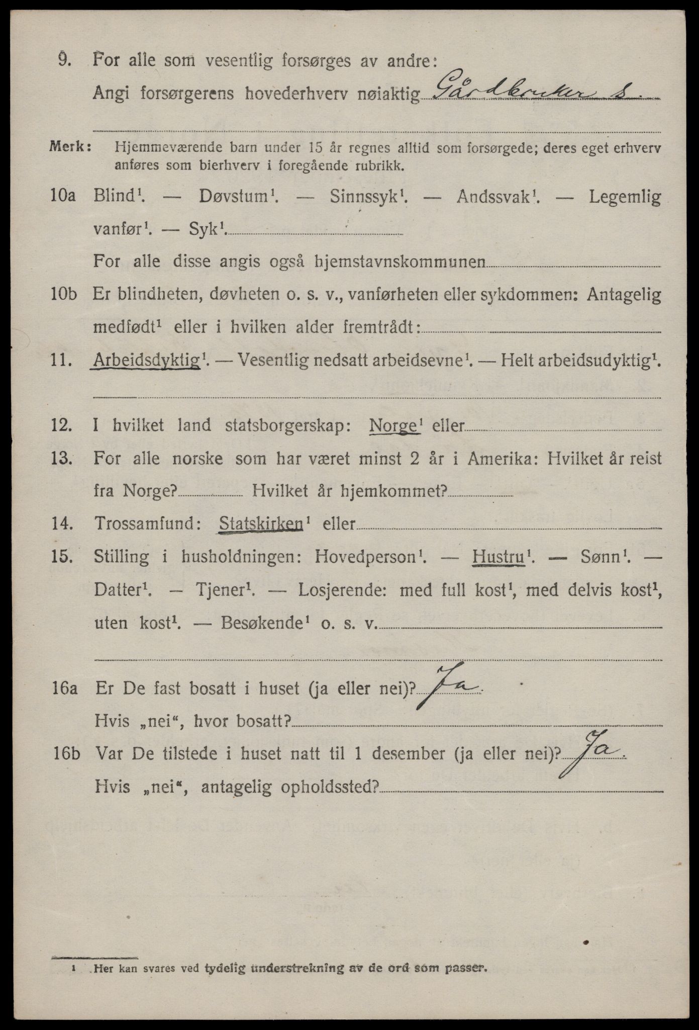 SAKO, 1920 census for Lårdal, 1920, p. 2144