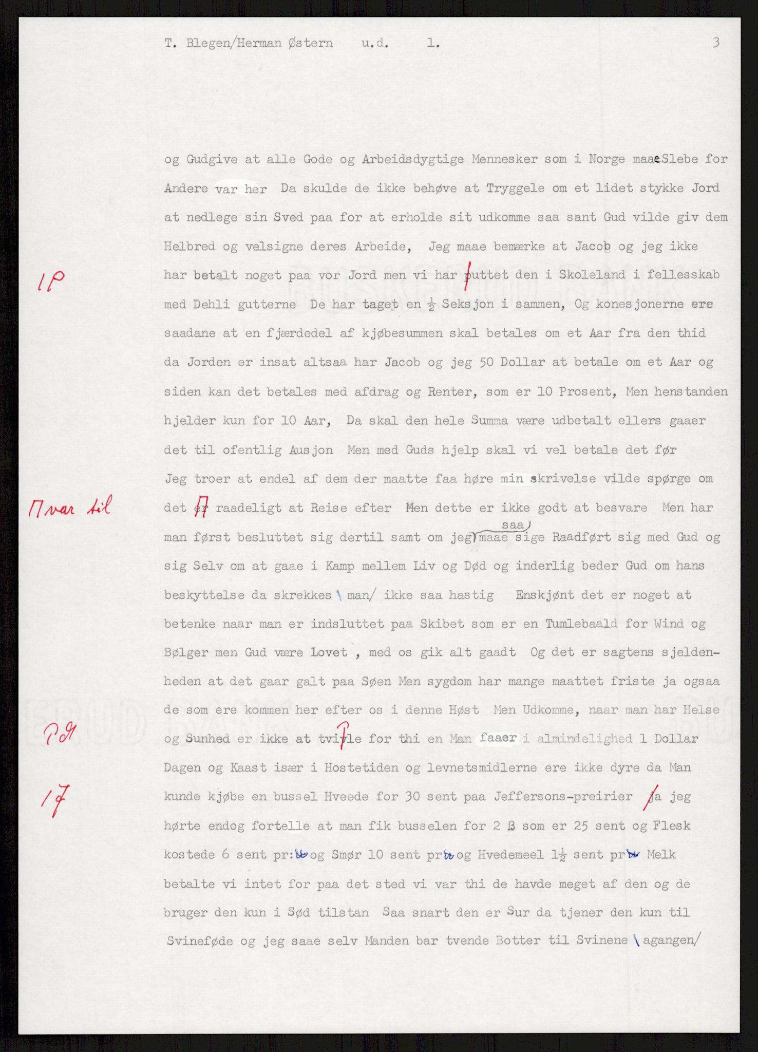 Samlinger til kildeutgivelse, Amerikabrevene, AV/RA-EA-4057/F/L0004: Innlån fra Akershus: Amundsenarkivet - Breen, 1838-1914, p. 80