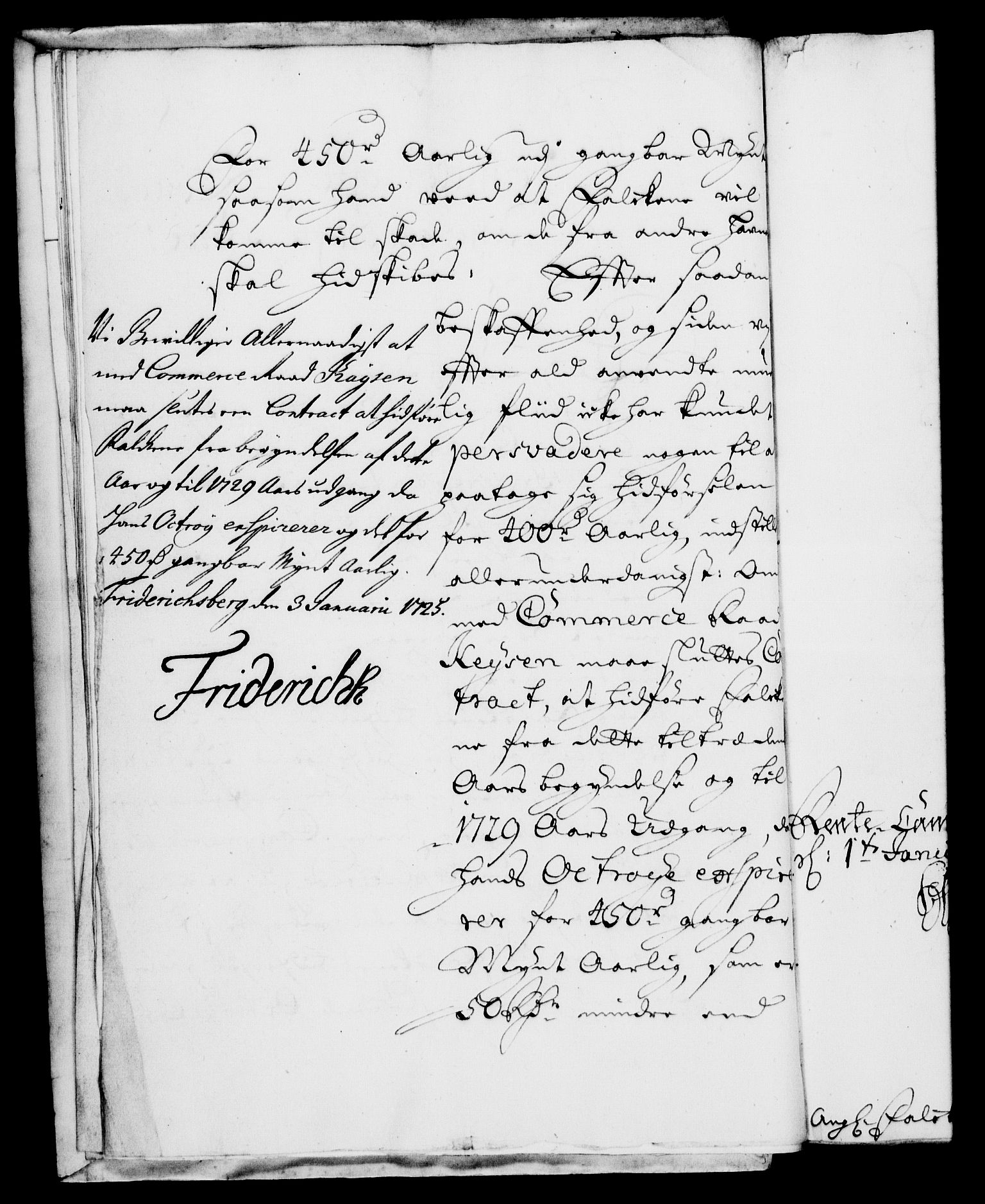 Rentekammeret, Kammerkanselliet, RA/EA-3111/G/Gf/Gfa/L0008: Norsk relasjons- og resolusjonsprotokoll (merket RK 52.8), 1725, p. 25