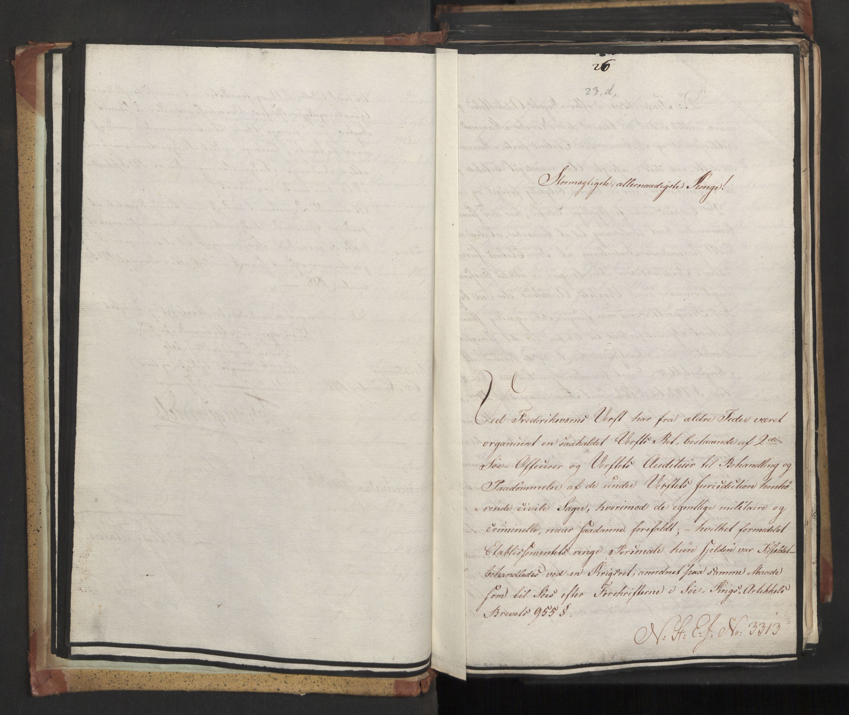 Statsrådsavdelingen i Stockholm, AV/RA-S-1003/D/Da/L0016: Regjeringsinnstillinger nr. 3101-3468, 1818, p. 26