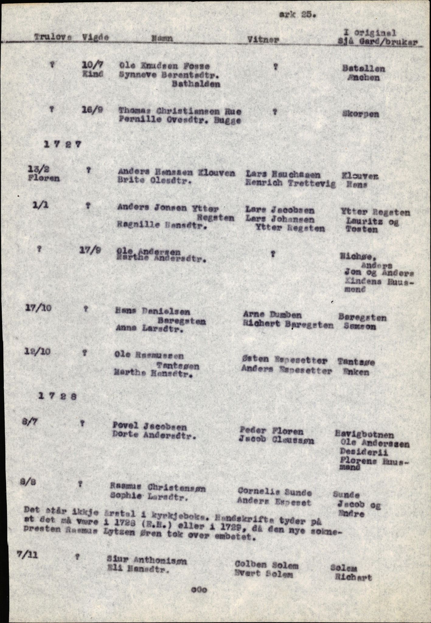 Samling av fulltekstavskrifter, SAB/FULLTEKST/B/14/0009: Kinn sokneprestembete, ministerialbok nr. A 1, 1689-1729, p. 23