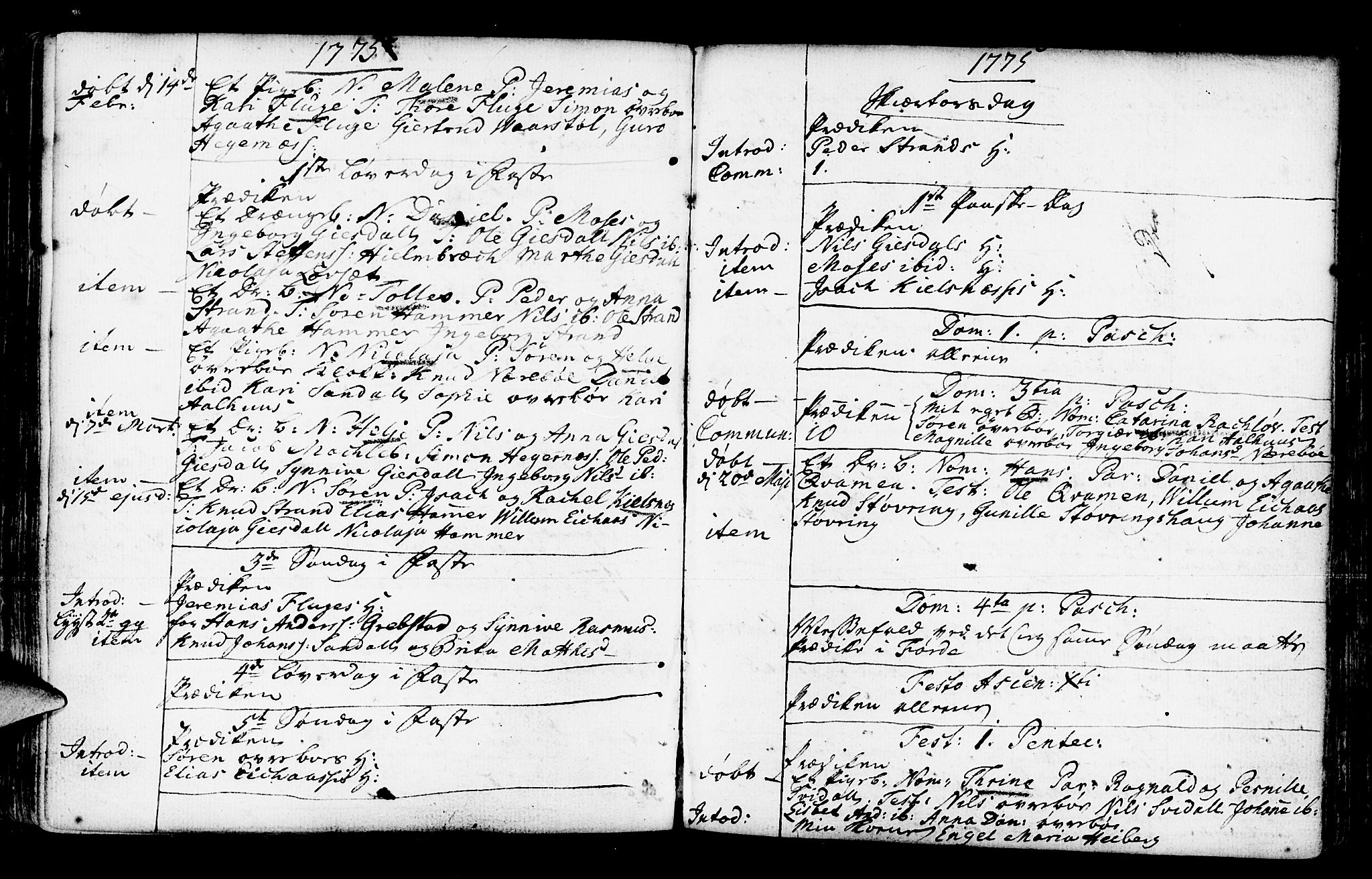 Jølster sokneprestembete, SAB/A-80701/H/Haa/Haaa/L0003: Parish register (official) no. A 3, 1748-1789, p. 147