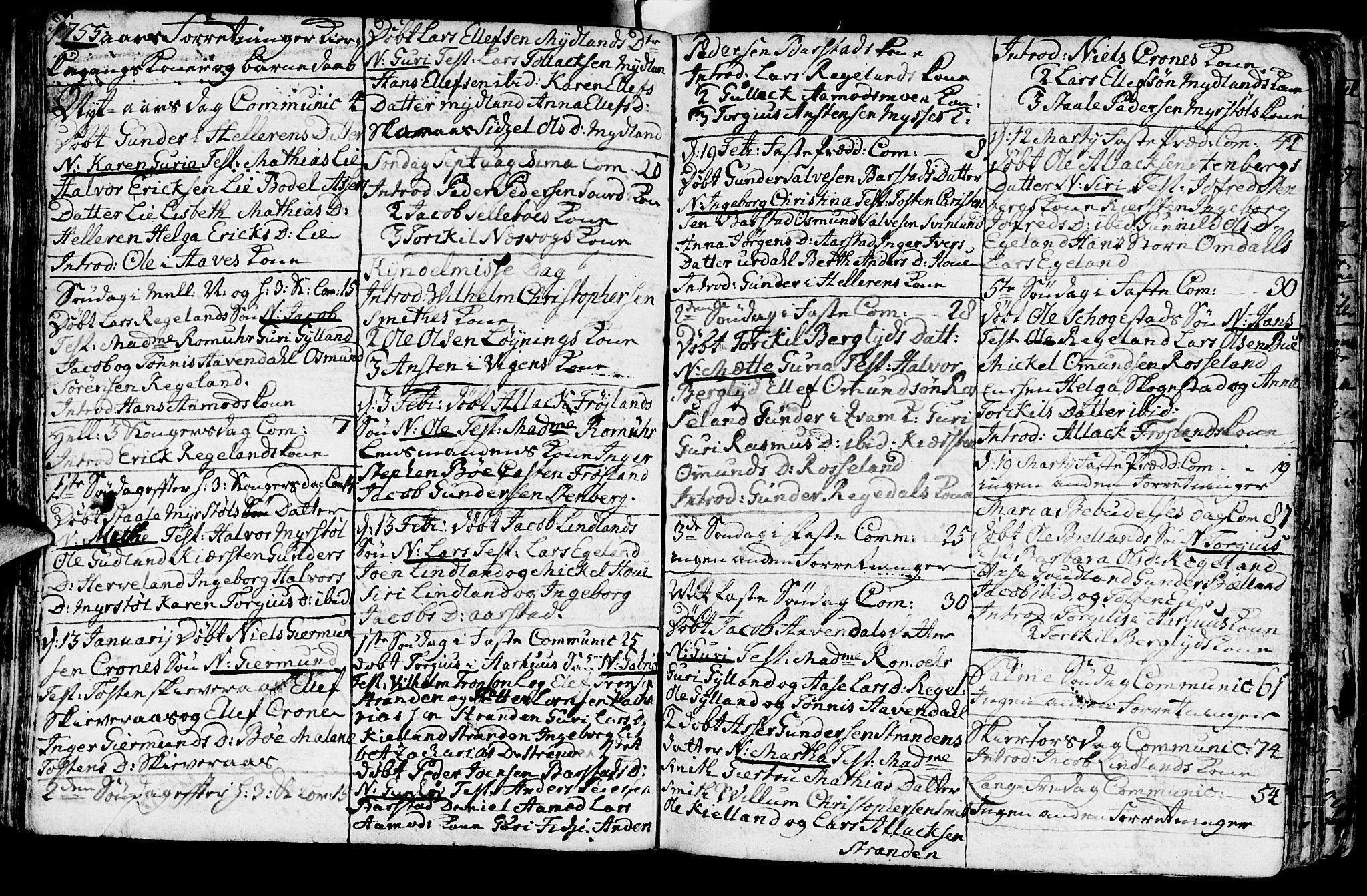 Sokndal sokneprestkontor, AV/SAST-A-101808: Parish register (official) no. A 3, 1740-1806