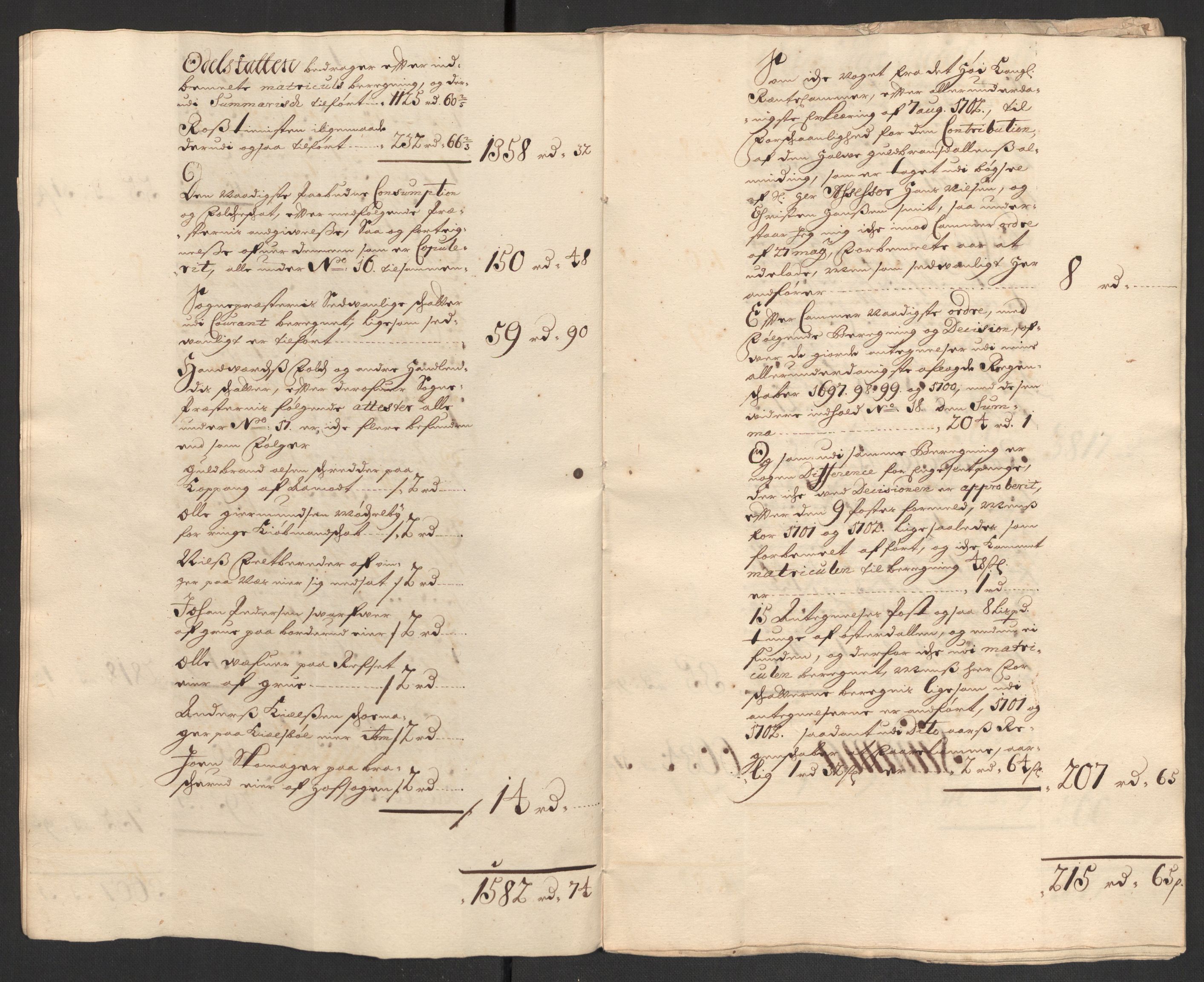 Rentekammeret inntil 1814, Reviderte regnskaper, Fogderegnskap, AV/RA-EA-4092/R13/L0840: Fogderegnskap Solør, Odal og Østerdal, 1702, p. 7