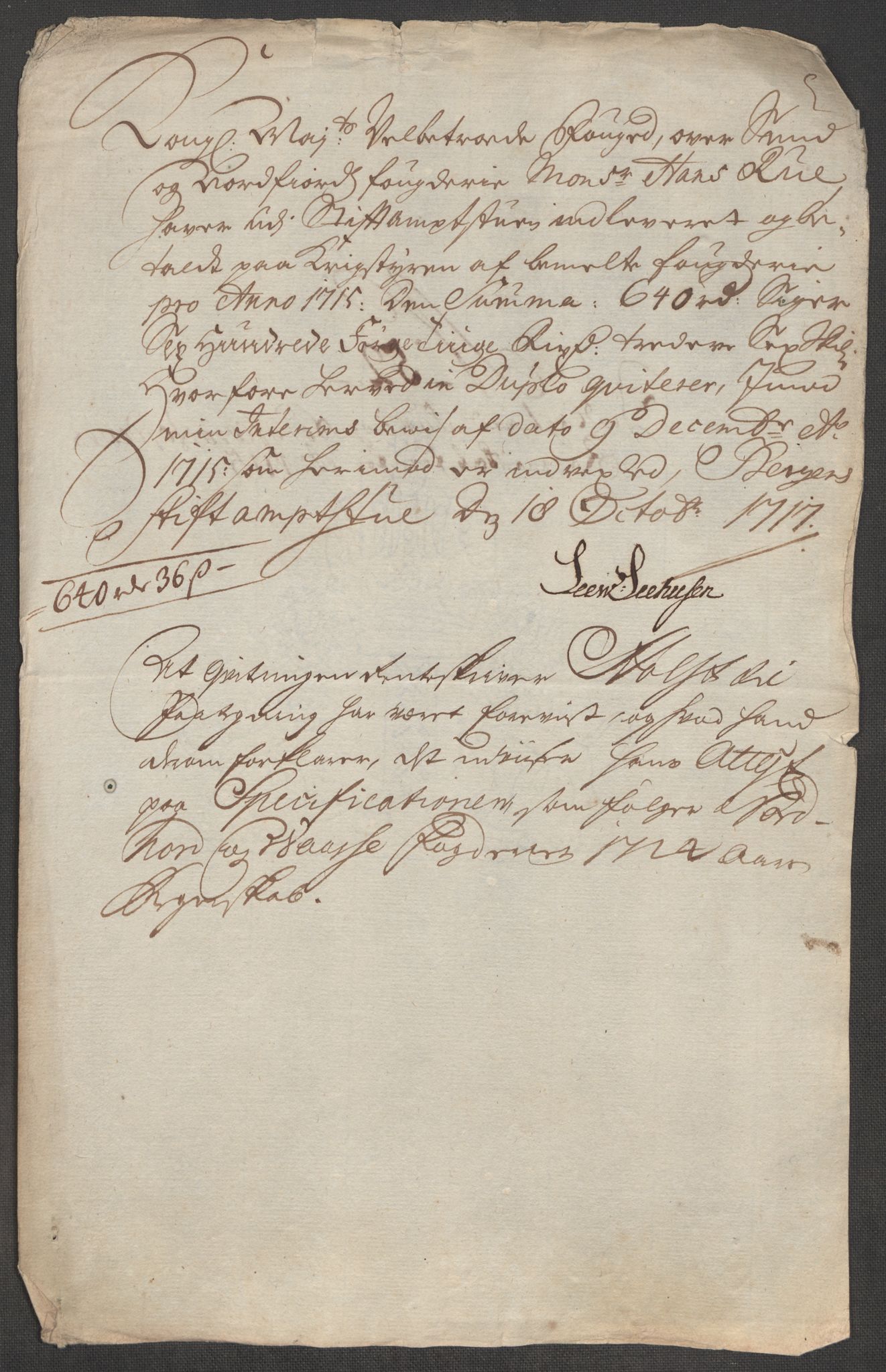 Rentekammeret inntil 1814, Reviderte regnskaper, Fogderegnskap, AV/RA-EA-4092/R53/L3439: Fogderegnskap Sunn- og Nordfjord, 1715, p. 551