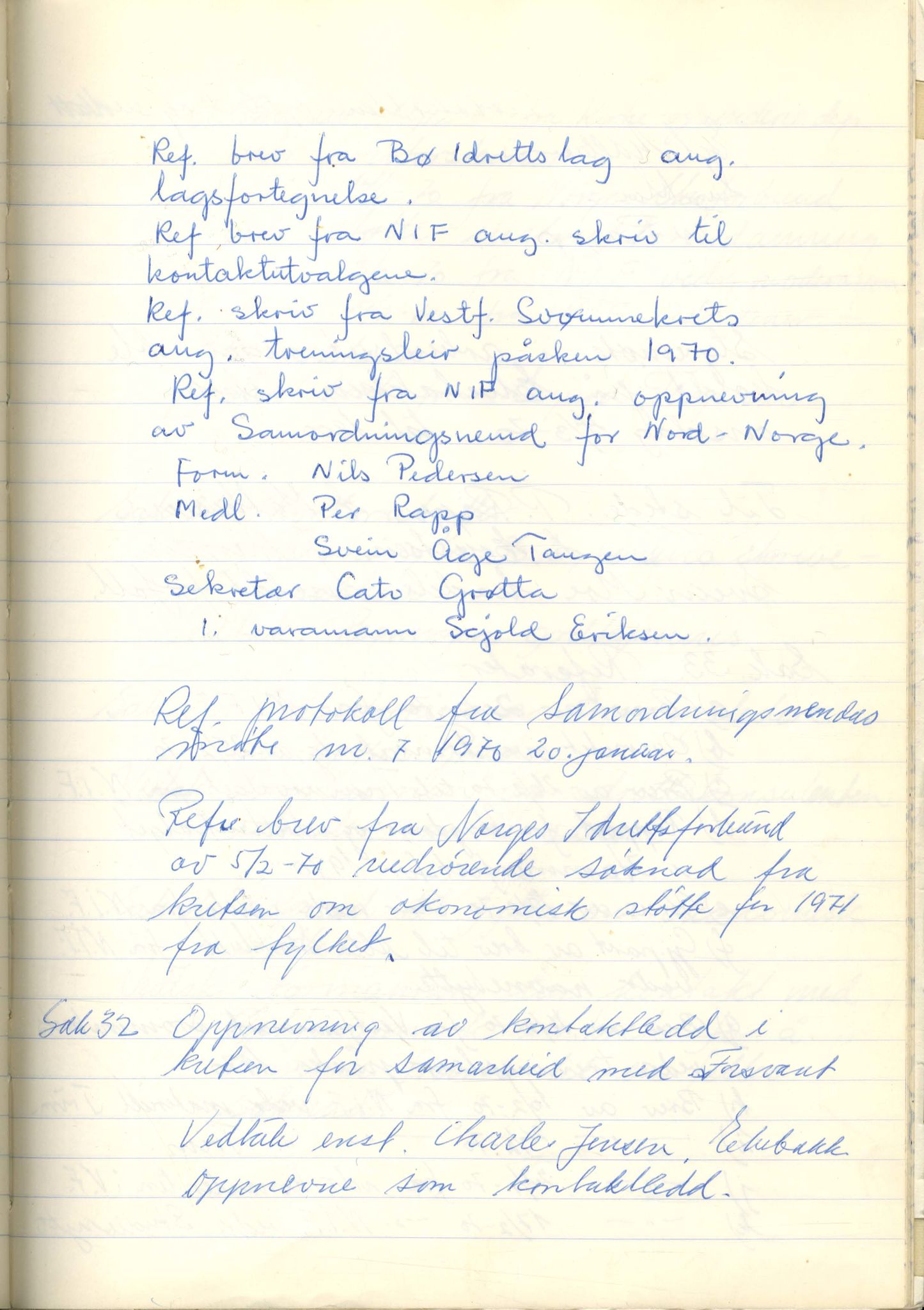 Vest-Finnmark Idrettskrets, FMFB/A-1042/A/Aa/L0003: Møteprotokoll for styre, kretsting og arbeidsutvalg, 1961-1971, p. 268