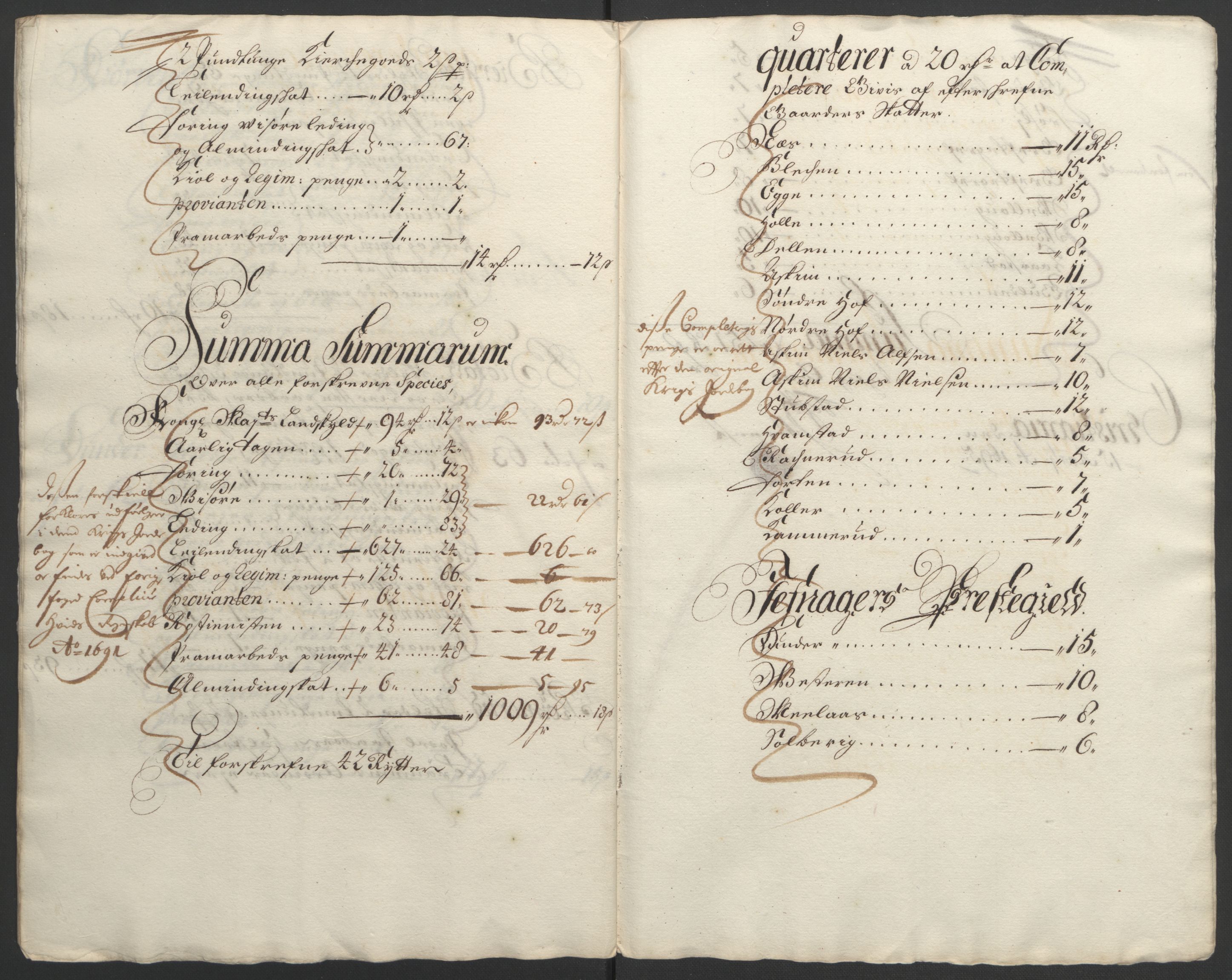 Rentekammeret inntil 1814, Reviderte regnskaper, Fogderegnskap, RA/EA-4092/R18/L1292: Fogderegnskap Hadeland, Toten og Valdres, 1693-1694, p. 411