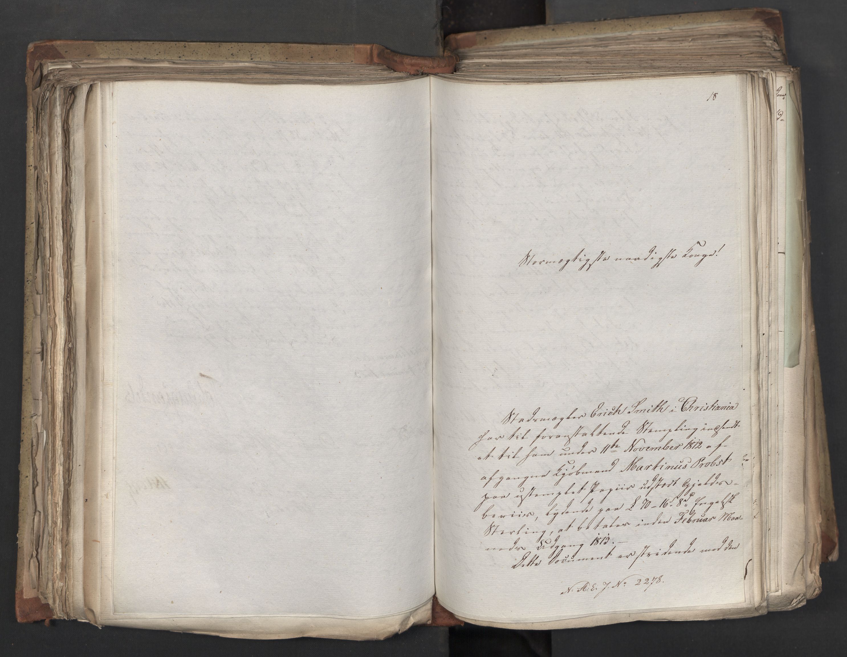 Statsrådsavdelingen i Stockholm, AV/RA-S-1003/D/Da/L0041: Regjeringsinnstillinger nr. 2204-2466, 1825, p. 244