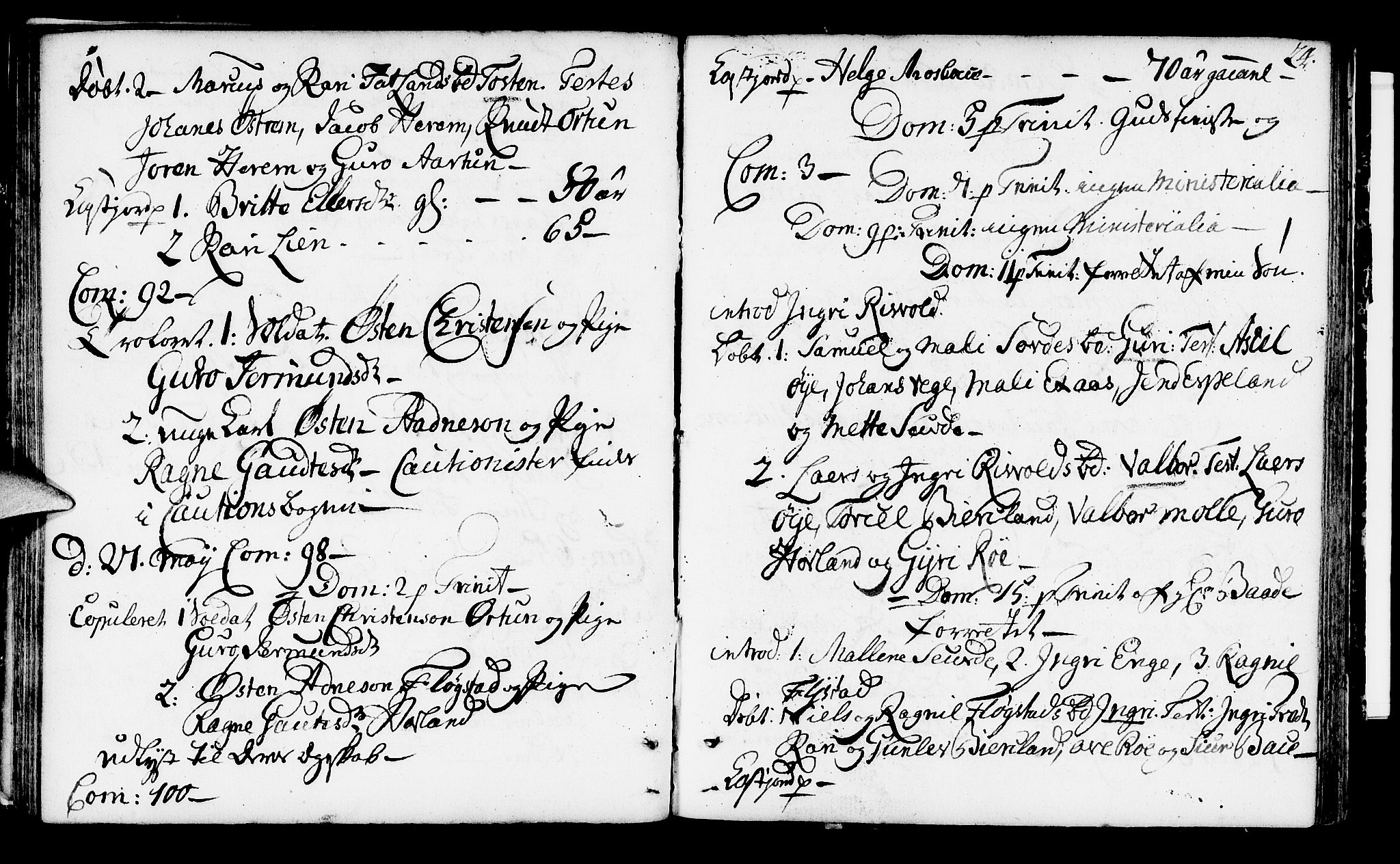 Suldal sokneprestkontor, AV/SAST-A-101845/01/IV/L0002: Parish register (official) no. A 2, 1780-1808, p. 24