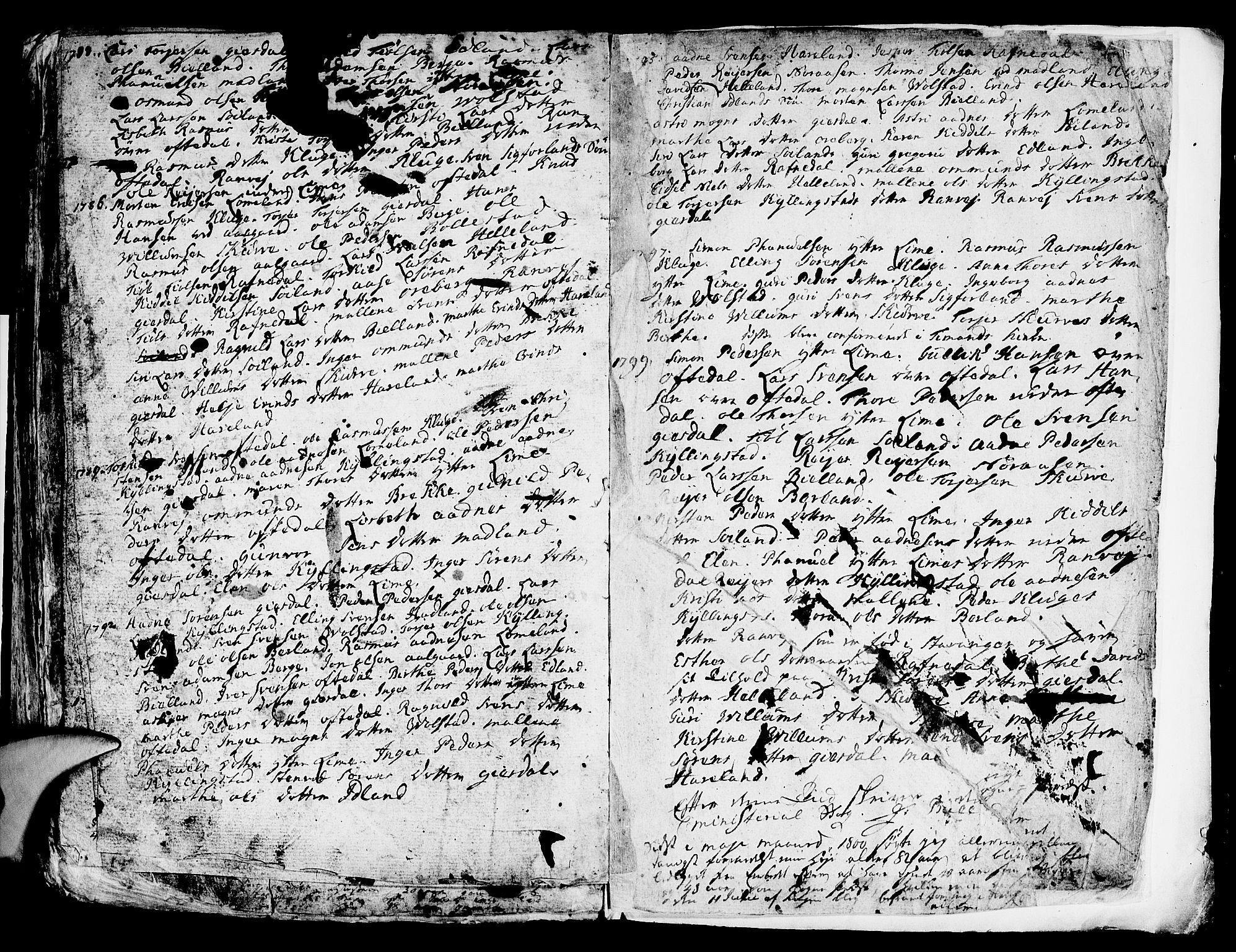 Lye sokneprestkontor, AV/SAST-A-101794/001/30BA/L0001: Parish register (official) no. A 1 /2, 1725-1800