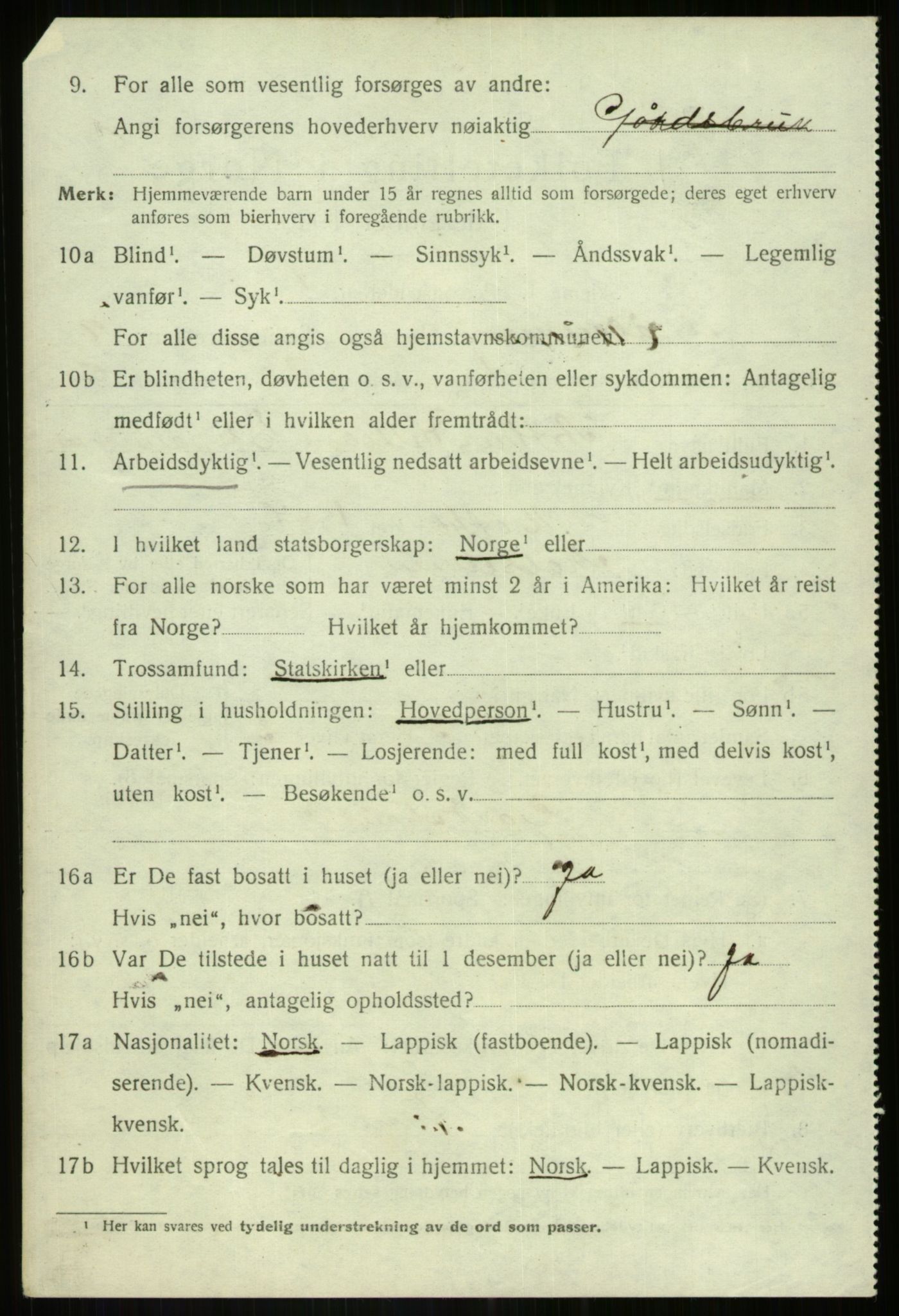 SATØ, 1920 census for Målselv, 1920, p. 4182