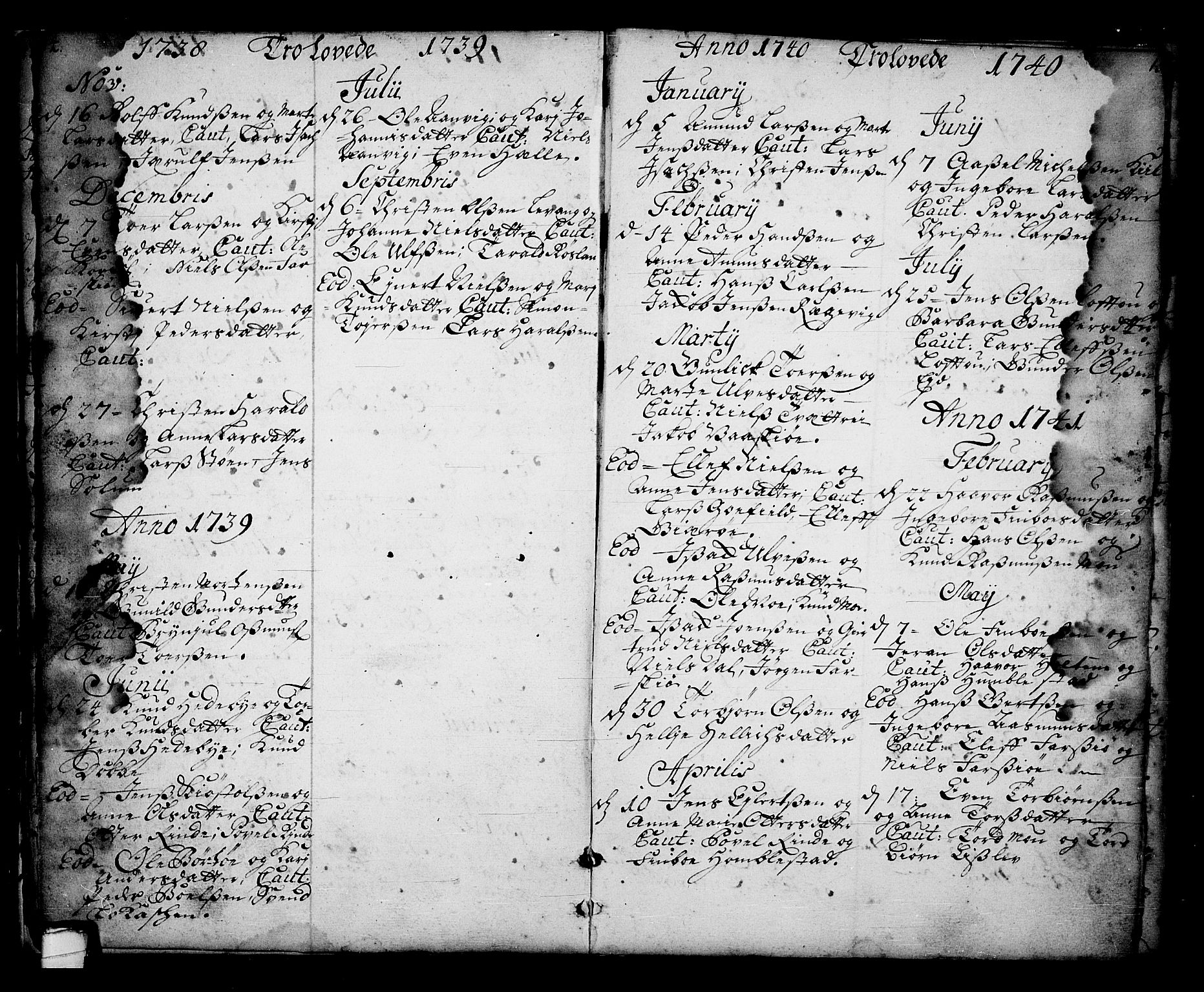 Sannidal kirkebøker, SAKO/A-296/F/Fa/L0001: Parish register (official) no. 1, 1702-1766, p. 14-15