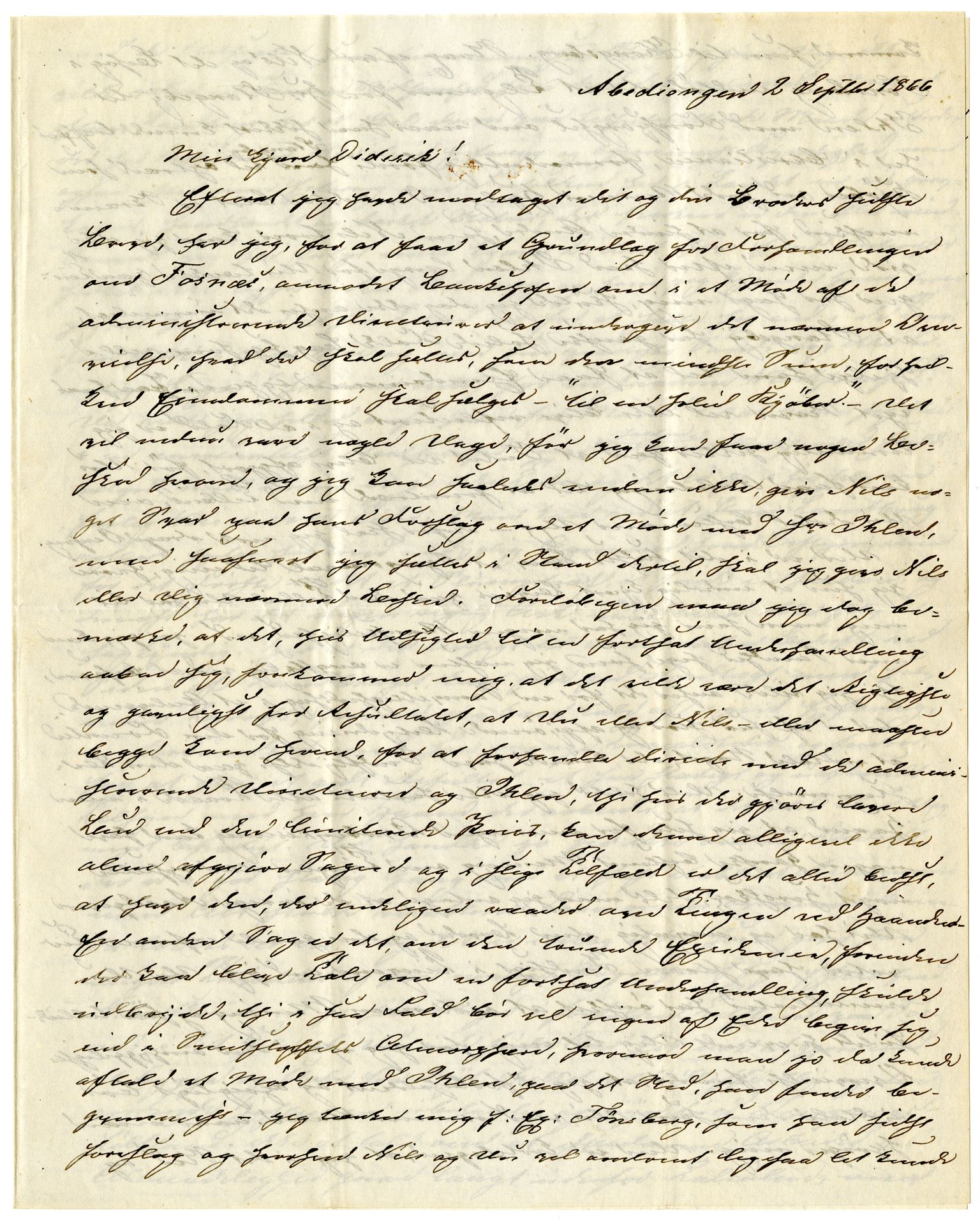 Diderik Maria Aalls brevsamling, NF/Ark-1023/F/L0001: D.M. Aalls brevsamling. A - B, 1738-1889, p. 95