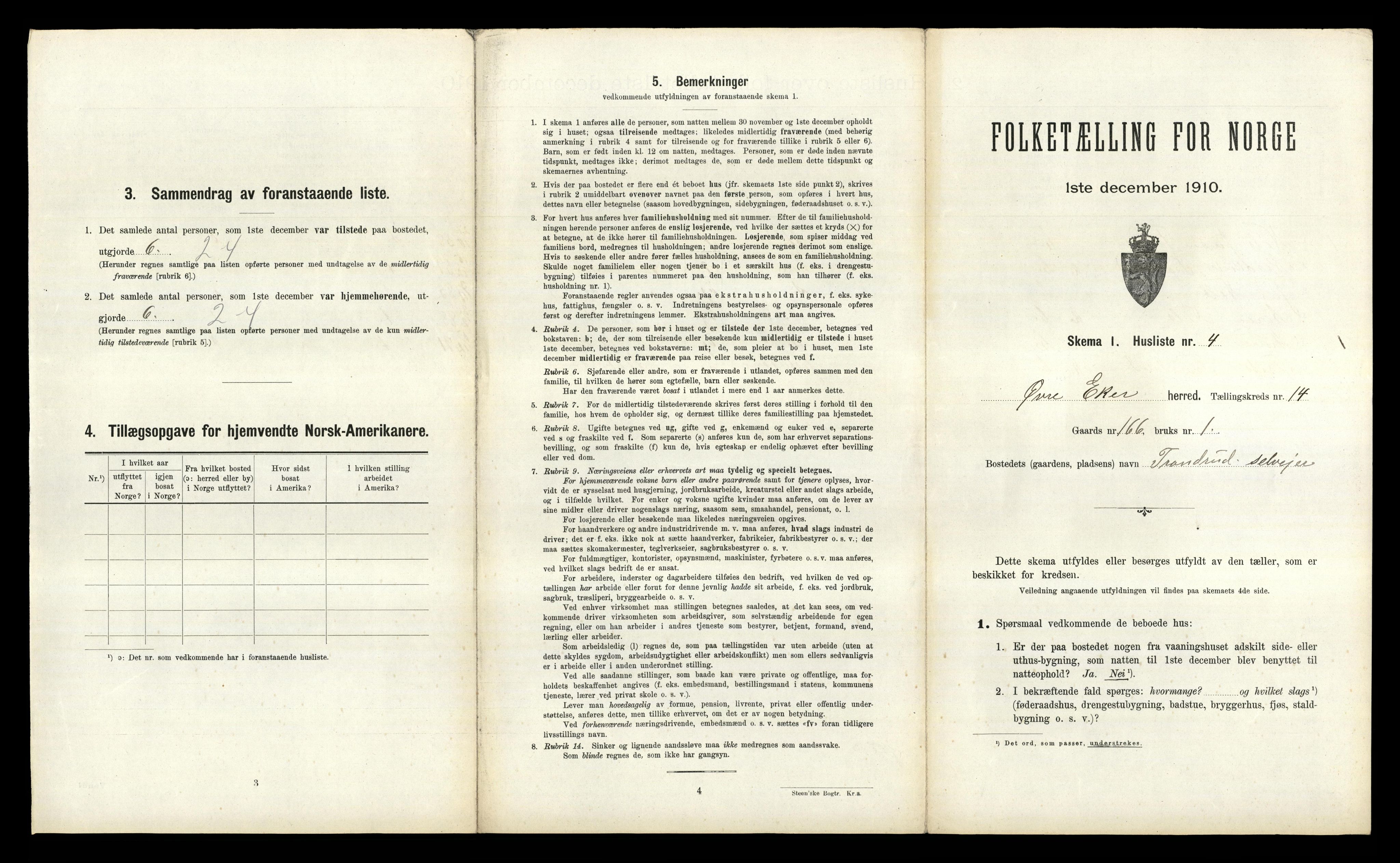 RA, 1910 census for Øvre Eiker, 1910, p. 1965