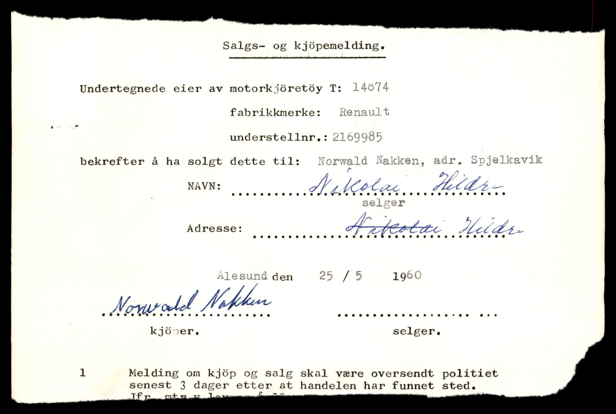 Møre og Romsdal vegkontor - Ålesund trafikkstasjon, AV/SAT-A-4099/F/Fe/L0049: Registreringskort for kjøretøy T 14864 - T 18613, 1927-1998, p. 273