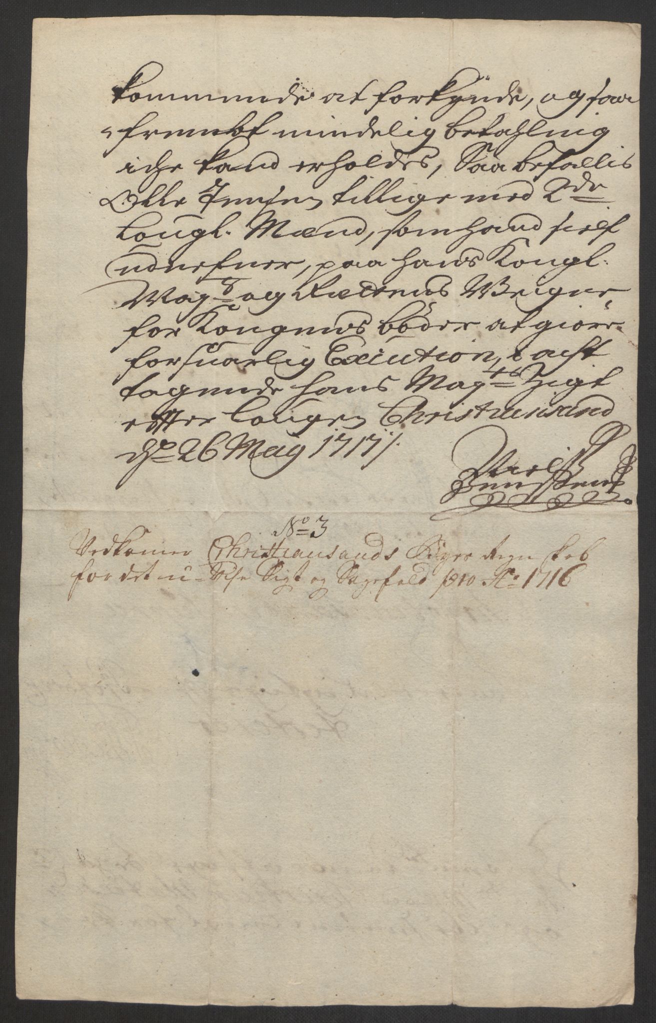 Rentekammeret inntil 1814, Reviderte regnskaper, Byregnskaper, AV/RA-EA-4066/R/Rm/L0285: [M18] Sikt og sakefall, 1681-1718, p. 529