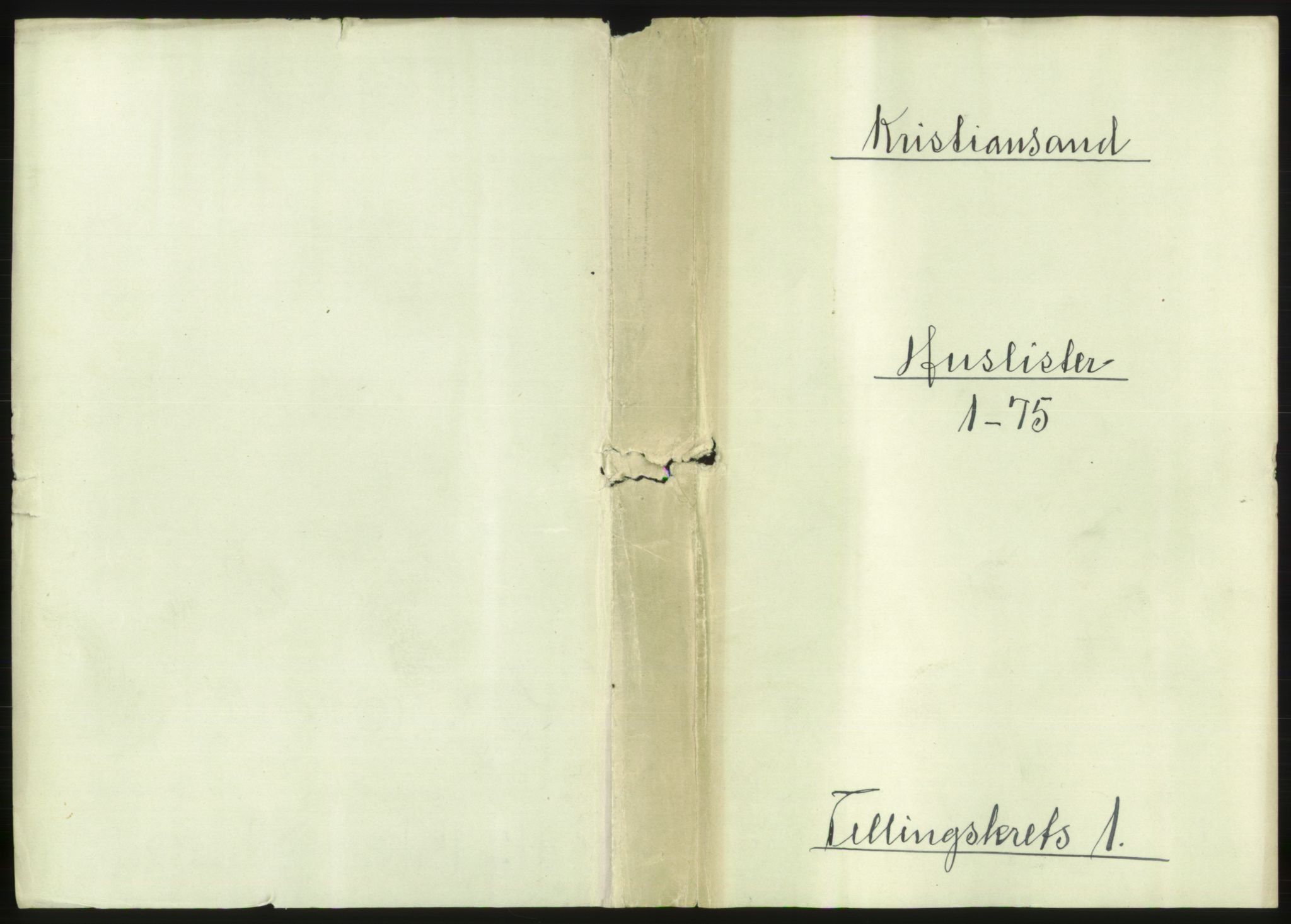 RA, 1891 census for 1001 Kristiansand, 1891, p. 116