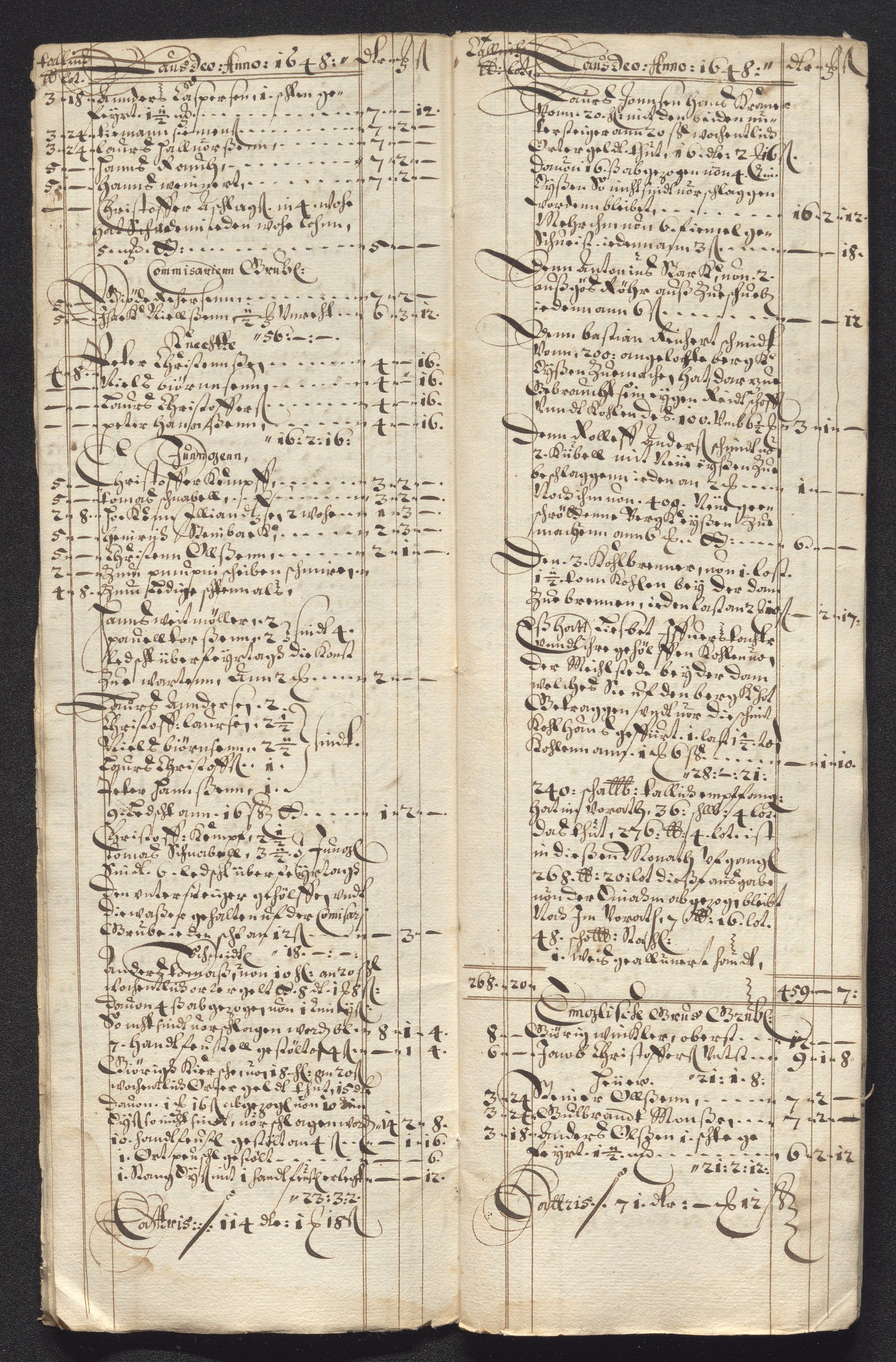 Kongsberg Sølvverk 1623-1816, AV/SAKO-EA-3135/001/D/Dc/Dcd/L0022: Utgiftsregnskap for gruver m.m., 1647-1648, p. 250