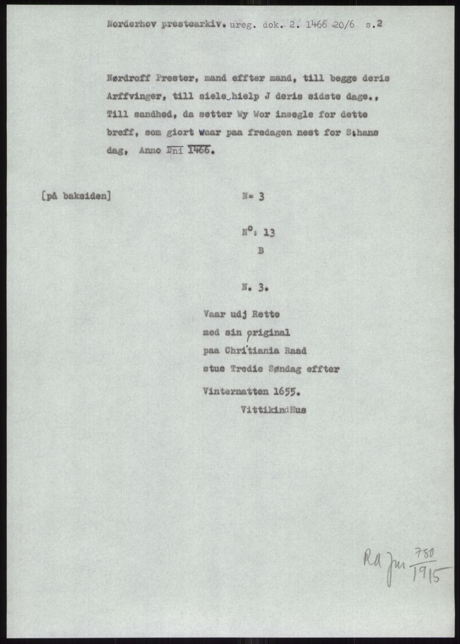 Samlinger til kildeutgivelse, Diplomavskriftsamlingen, AV/RA-EA-4053/H/Ha, p. 1227