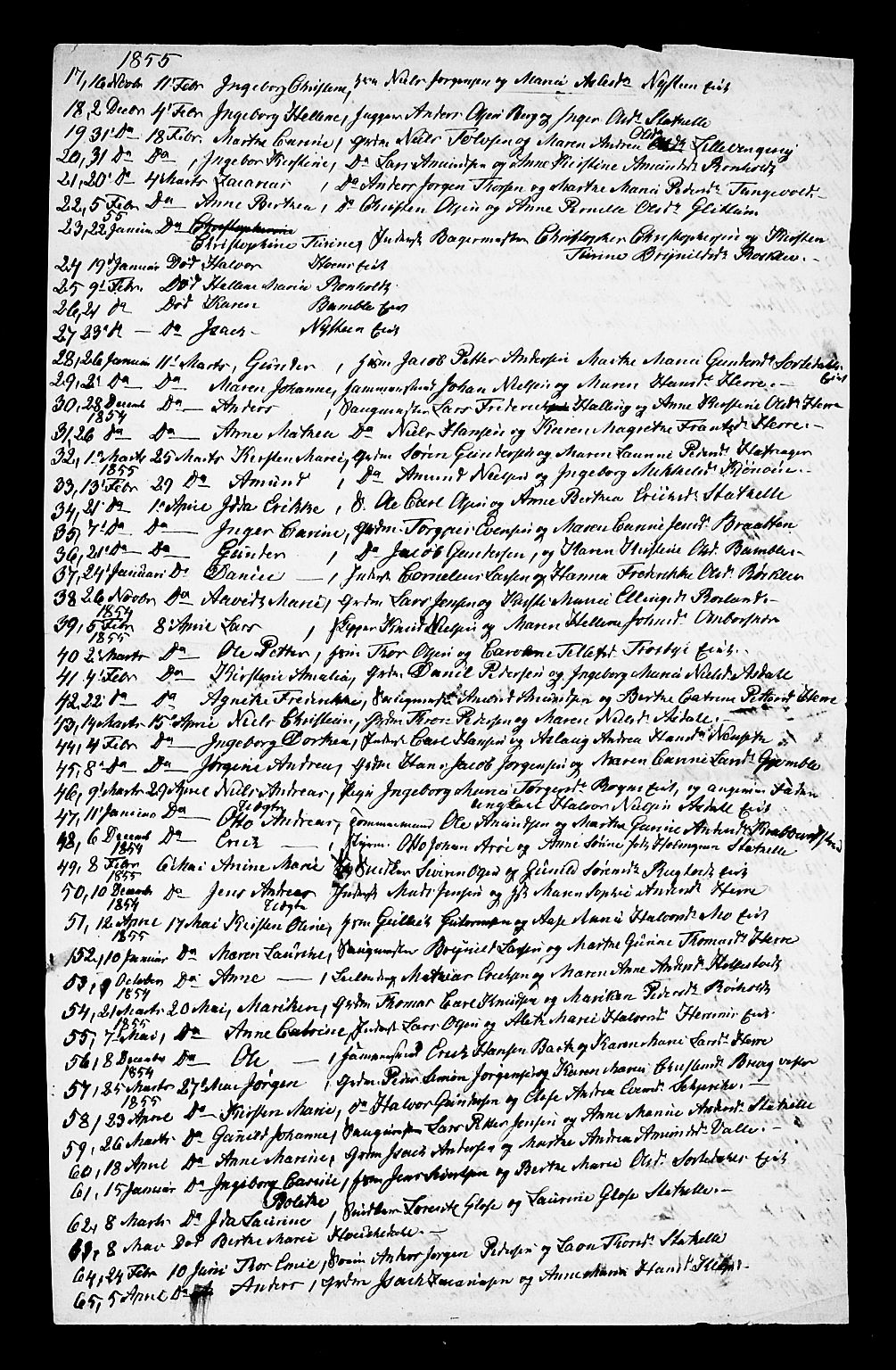 Bamble kirkebøker, AV/SAKO-A-253/G/Ga/L0005: Parish register (copy) no. I 5, 1814-1855