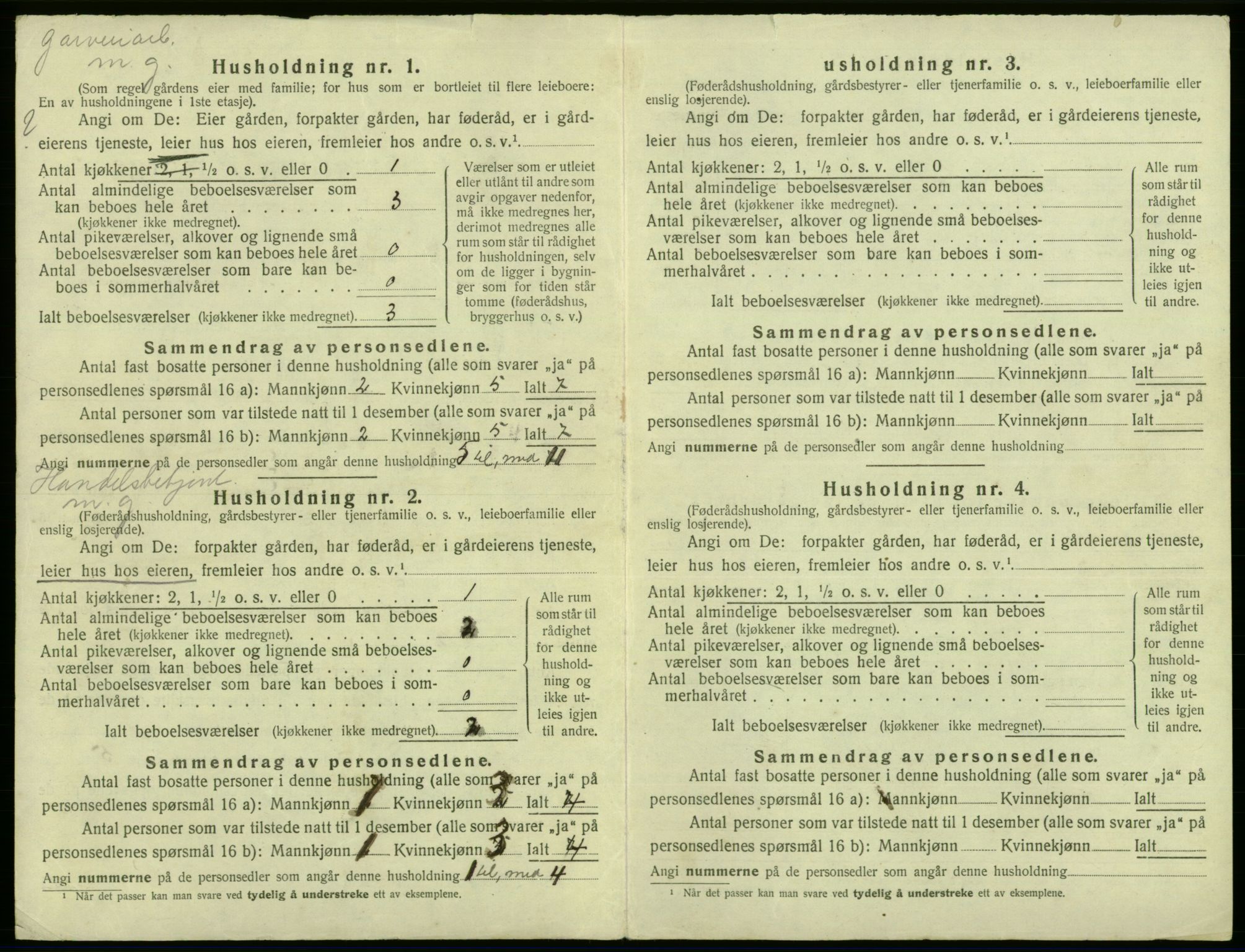 SAB, 1920 census for Laksevåg, 1920, p. 290