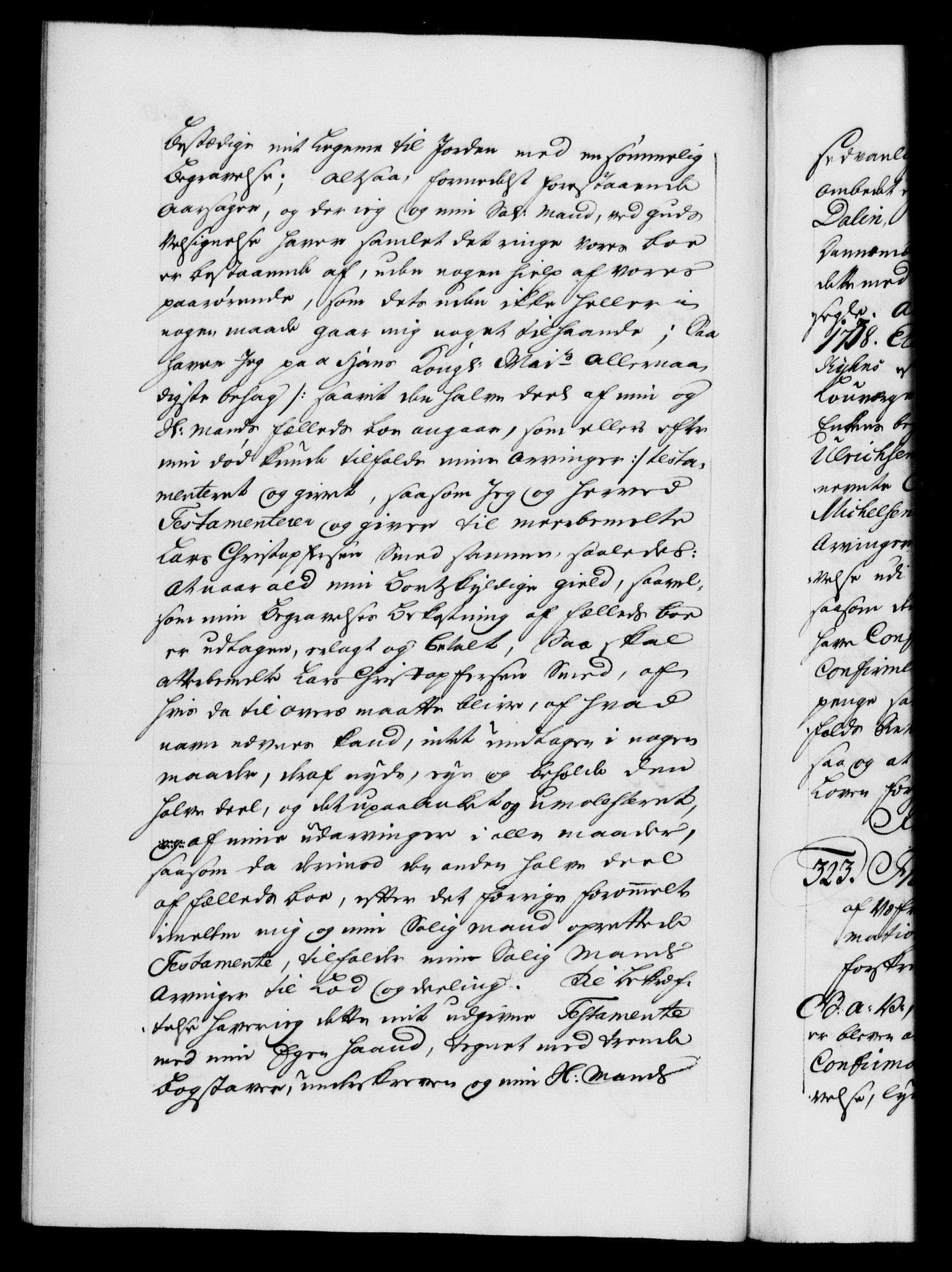 Danske Kanselli 1572-1799, RA/EA-3023/F/Fc/Fca/Fcaa/L0030: Norske registre, 1737-1738, p. 436b