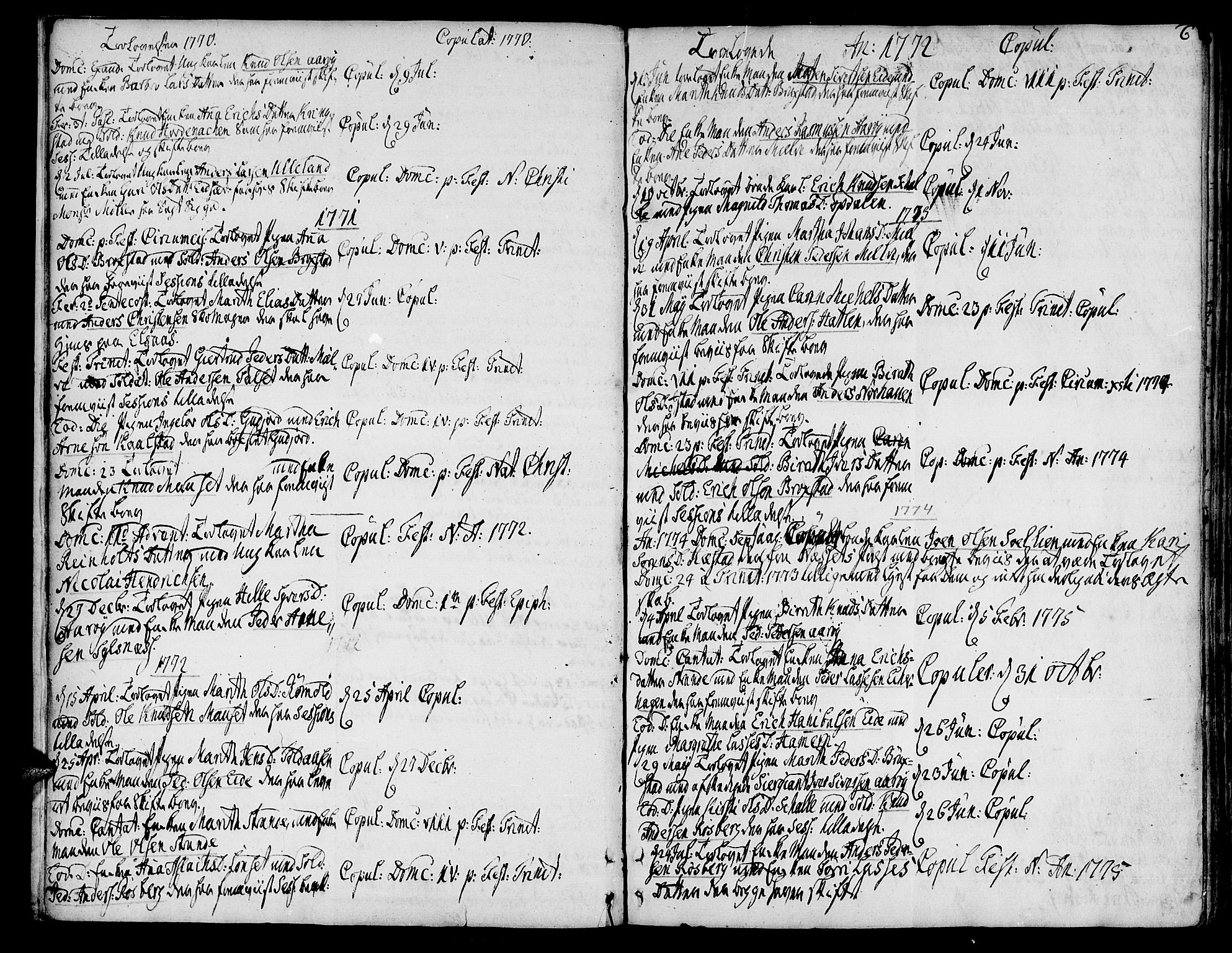 Ministerialprotokoller, klokkerbøker og fødselsregistre - Møre og Romsdal, AV/SAT-A-1454/555/L0648: Parish register (official) no. 555A01, 1759-1793, p. 6