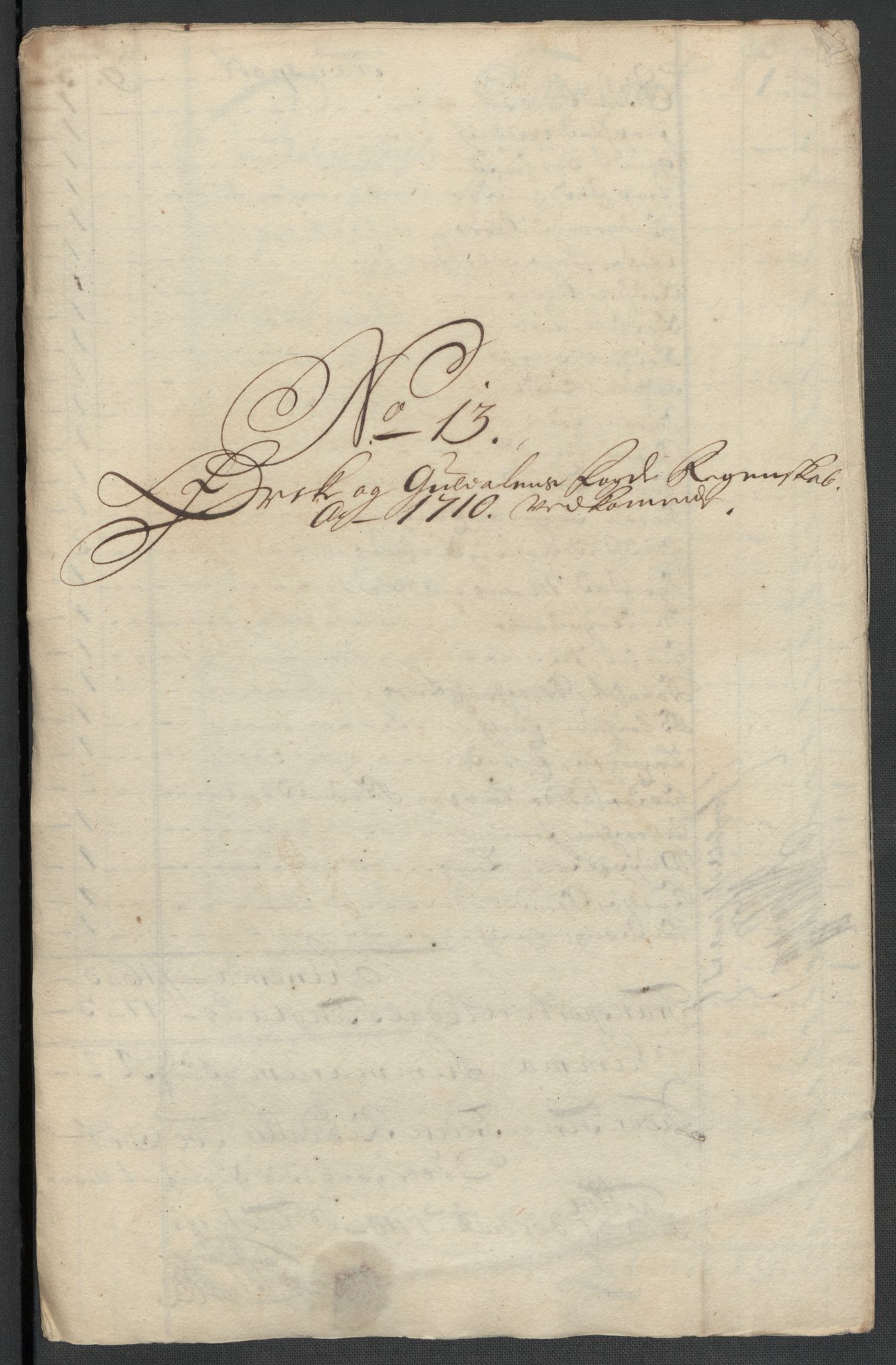 Rentekammeret inntil 1814, Reviderte regnskaper, Fogderegnskap, AV/RA-EA-4092/R60/L3960: Fogderegnskap Orkdal og Gauldal, 1710, p. 179