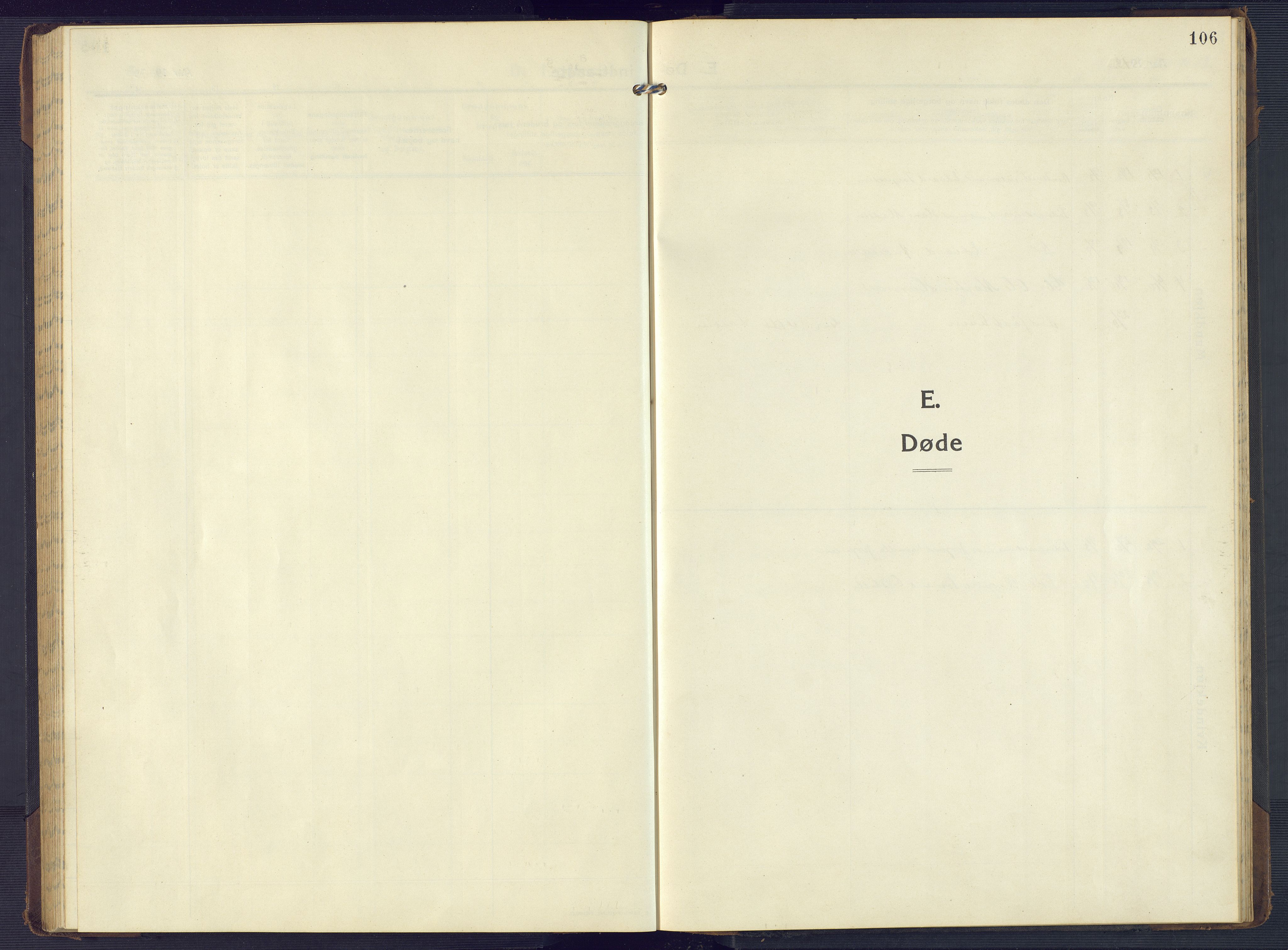 Mandal sokneprestkontor, SAK/1111-0030/F/Fb/Fbb/L0005: Parish register (copy) no. B 5, 1913-1957, p. 106