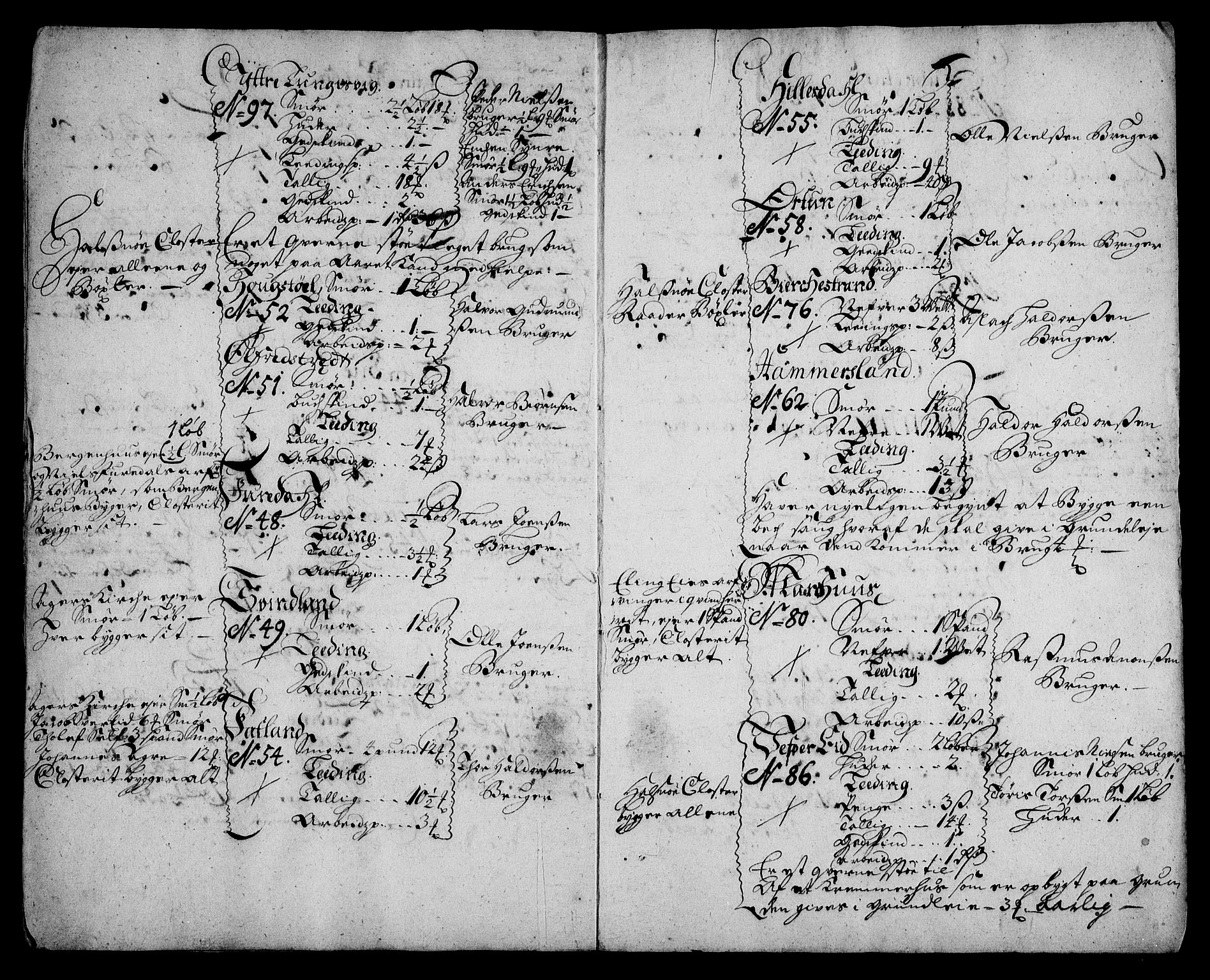 Rentekammeret inntil 1814, Realistisk ordnet avdeling, AV/RA-EA-4070/On/L0005: [Jj 6]: Forskjellige dokumenter om Halsnøy klosters gods, 1697-1770, p. 38