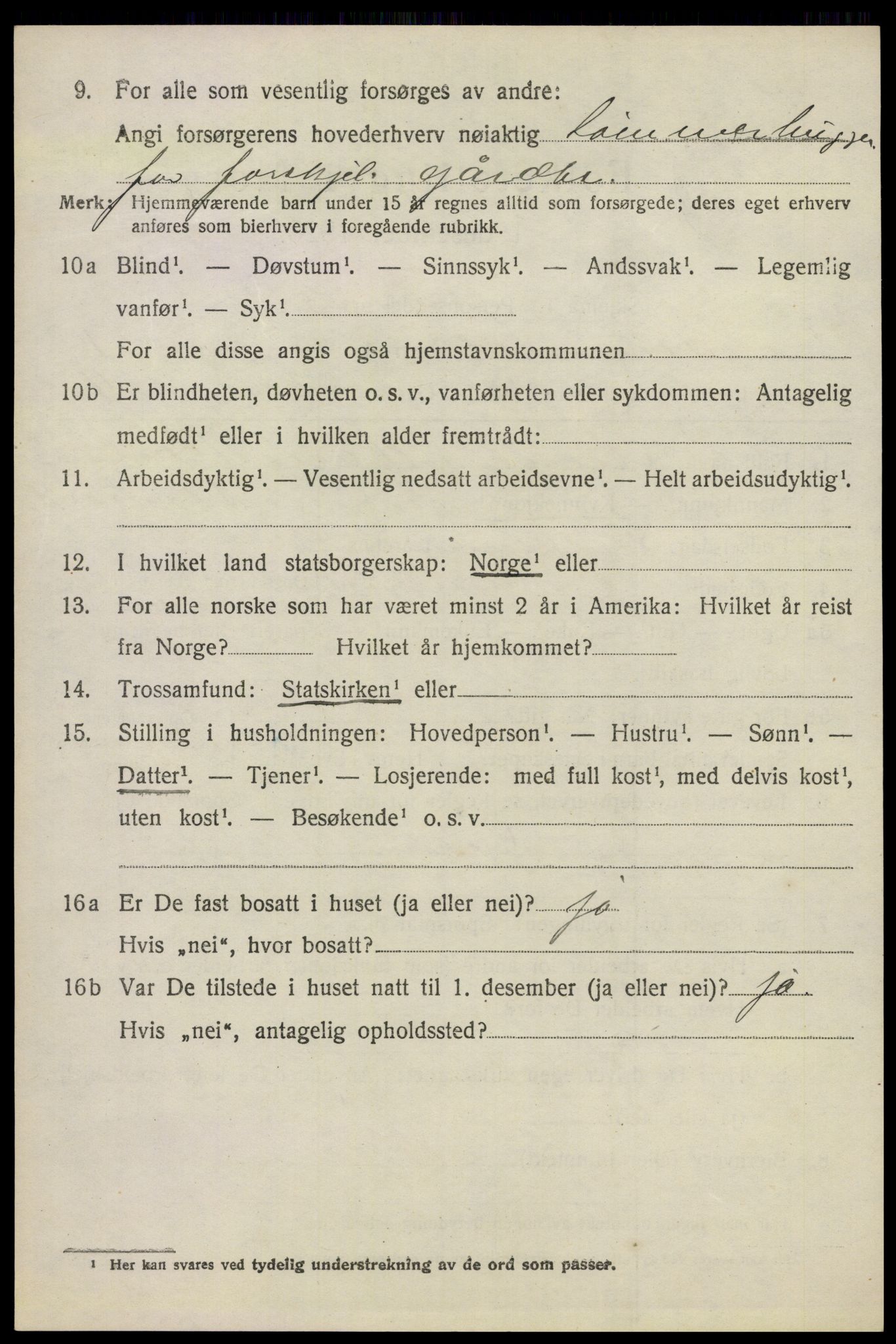 SAO, 1920 census for Nannestad, 1920, p. 2286