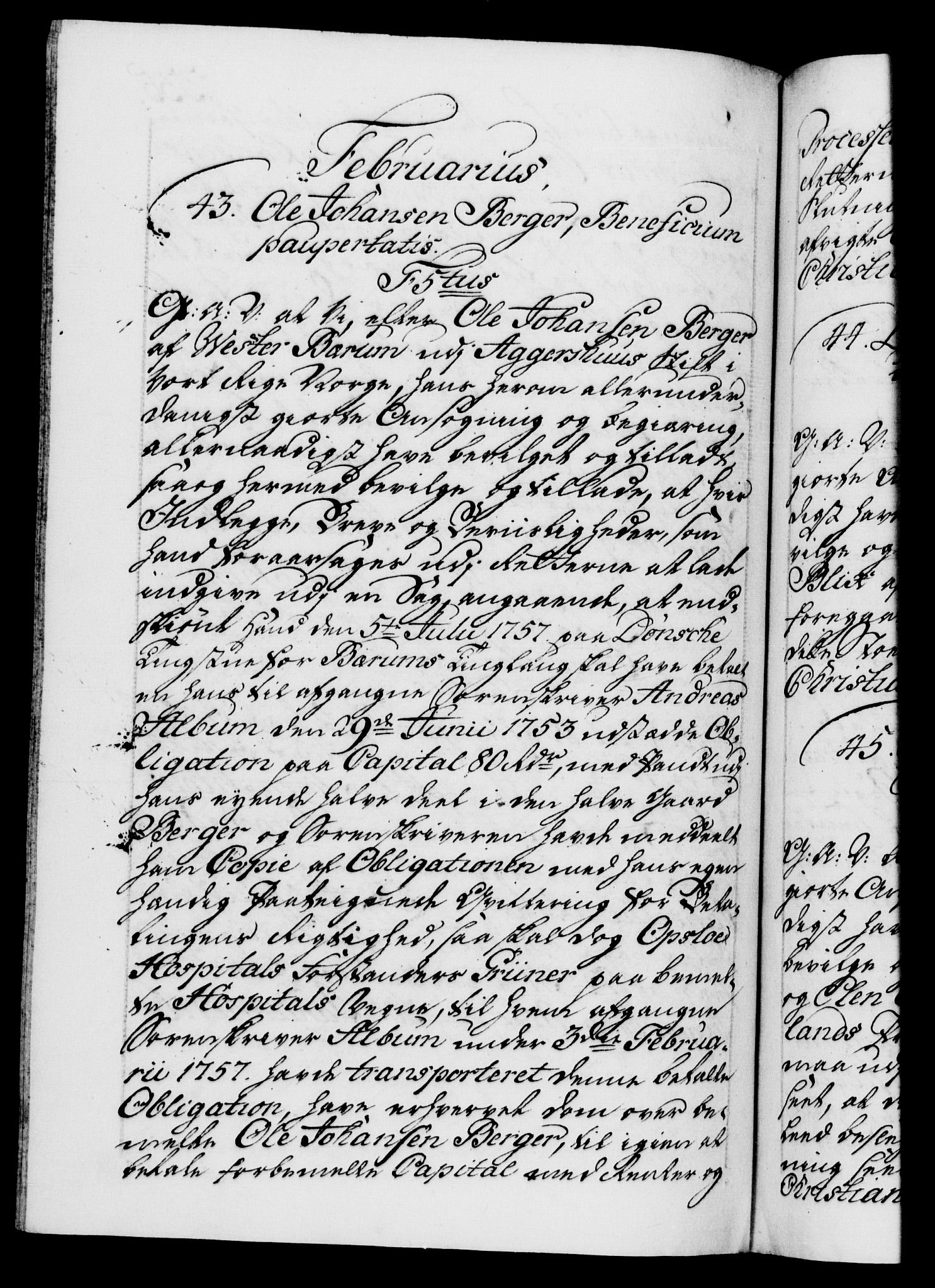 Danske Kanselli 1572-1799, AV/RA-EA-3023/F/Fc/Fca/Fcaa/L0041: Norske registre, 1760-1762, p. 335b