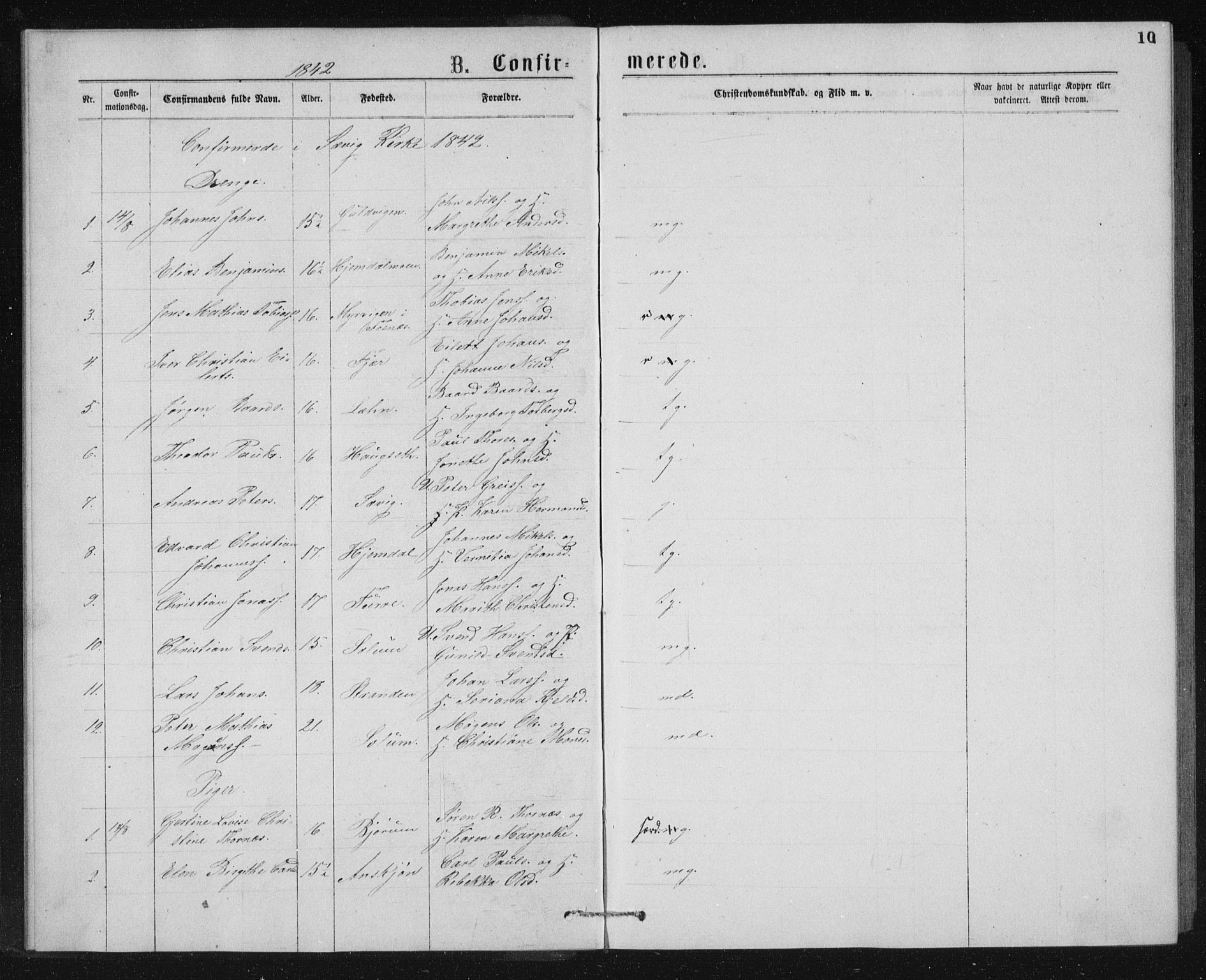 Ministerialprotokoller, klokkerbøker og fødselsregistre - Nord-Trøndelag, SAT/A-1458/768/L0567: Parish register (official) no. 768A02, 1837-1865, p. 10