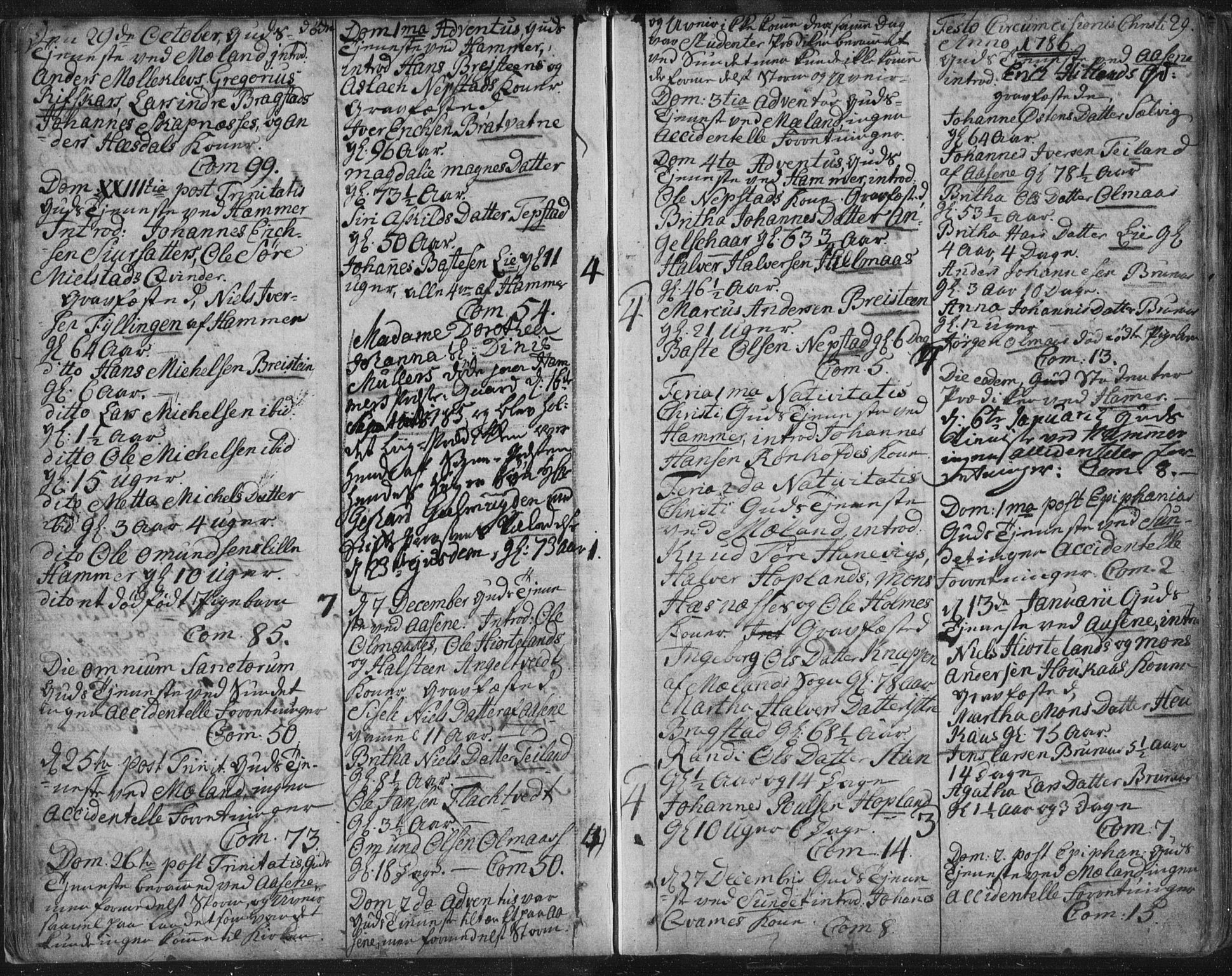 Hamre sokneprestembete, AV/SAB-A-75501/H/Ha/Haa/Haaa/L0008: Parish register (official) no. A 8, 1778-1804, p. 29