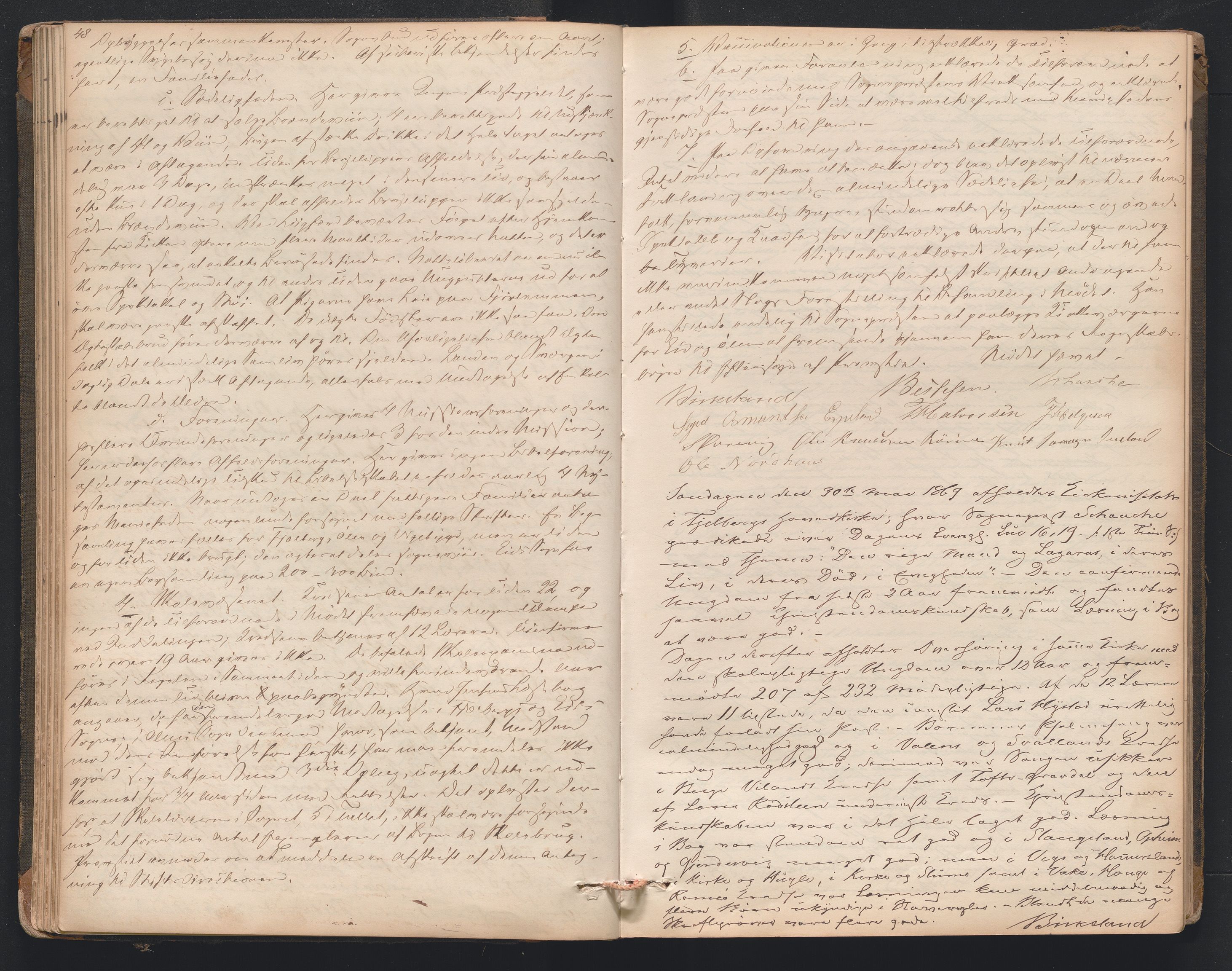 Nordre Sunnhordland prosti, AV/SAB-A-99912/F/L0001: Visitasprotokoll , 1860-1959, p. 48